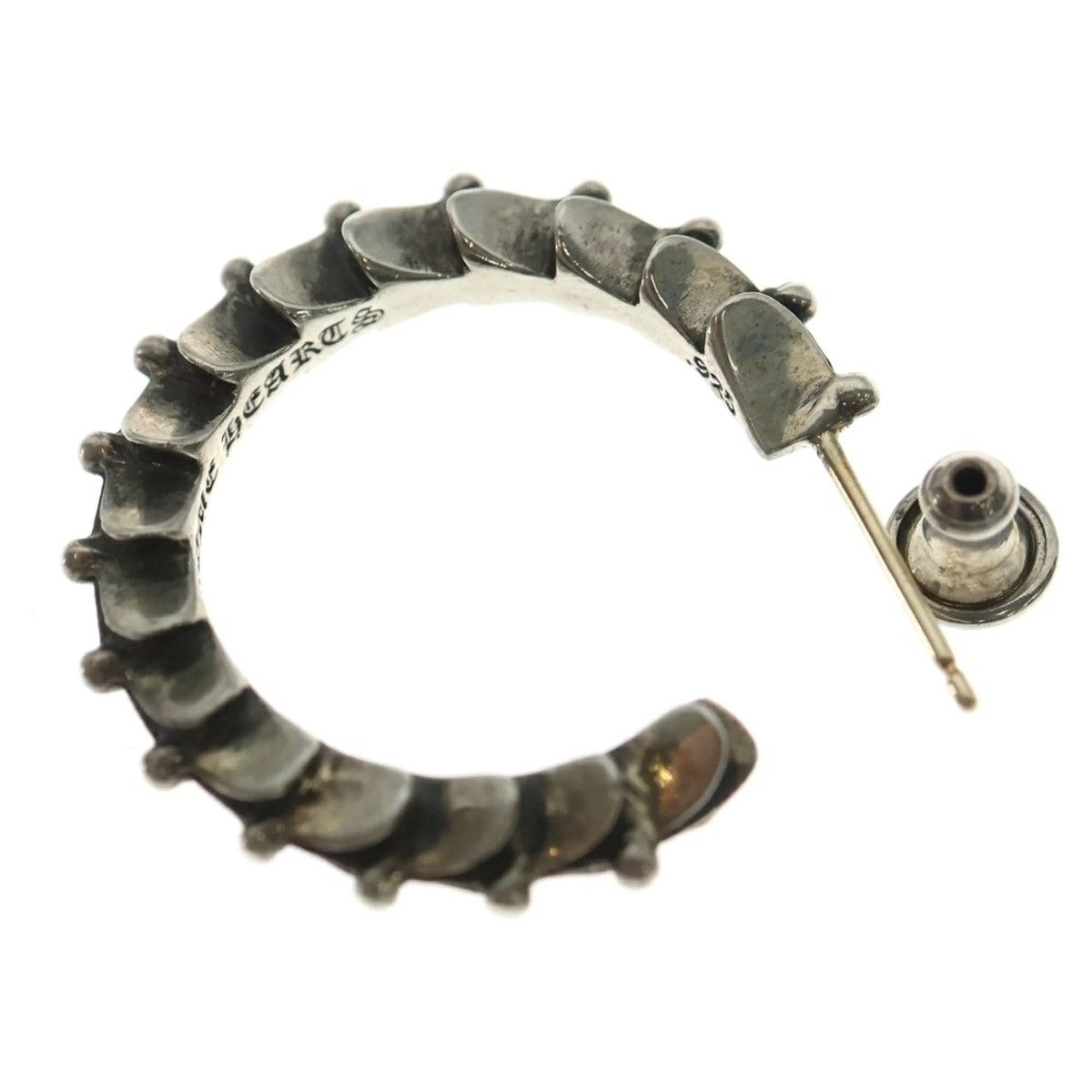 Chrome Hearts Chrome Hearts Cross tail Hoop Earring Size ONE SIZE - 6 Thumbnail