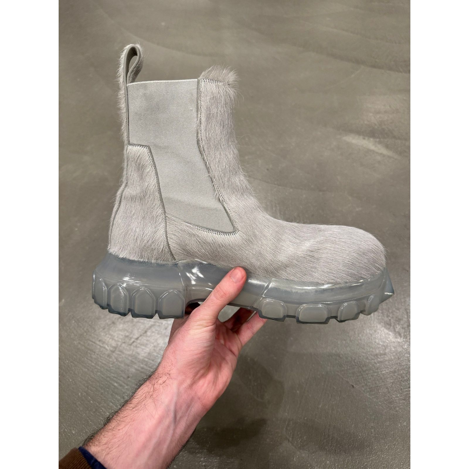 Rick Owens F/W 2021 Rick Owens beatle bozo pony hair boots Size US 11 / IT 41 - 5 Thumbnail