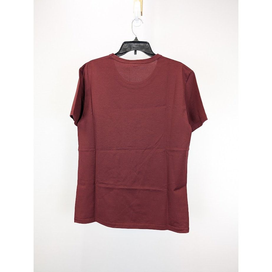 Alexander McQueen o1rshd1 Short Sleeve T-Shirt in Burgundy XL Size US XL / EU 56 / 4 - 12 Thumbnail