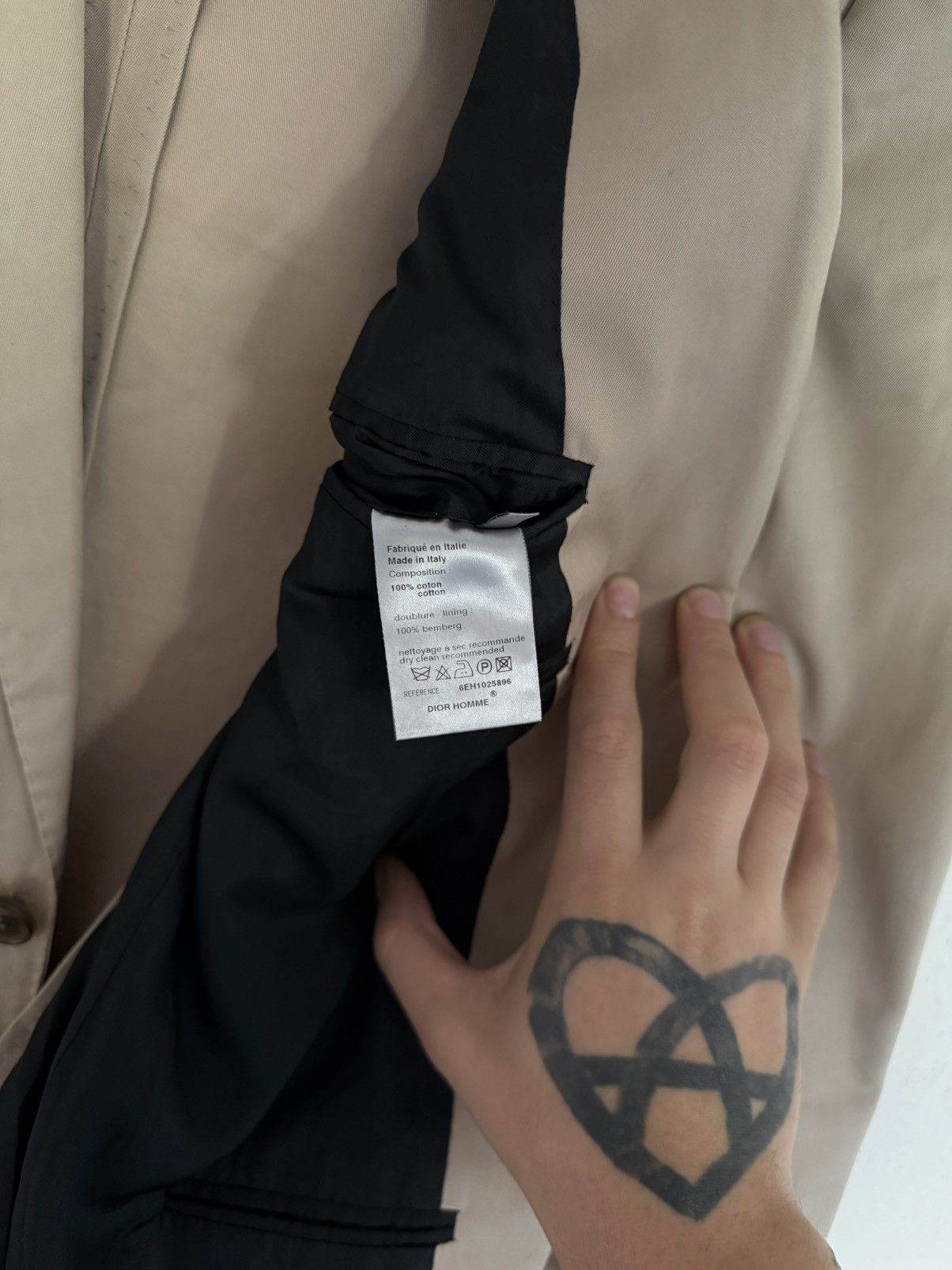 Dior × Hedi Slimane SS06 Military Safari Blazer Size 52R - 6 Thumbnail