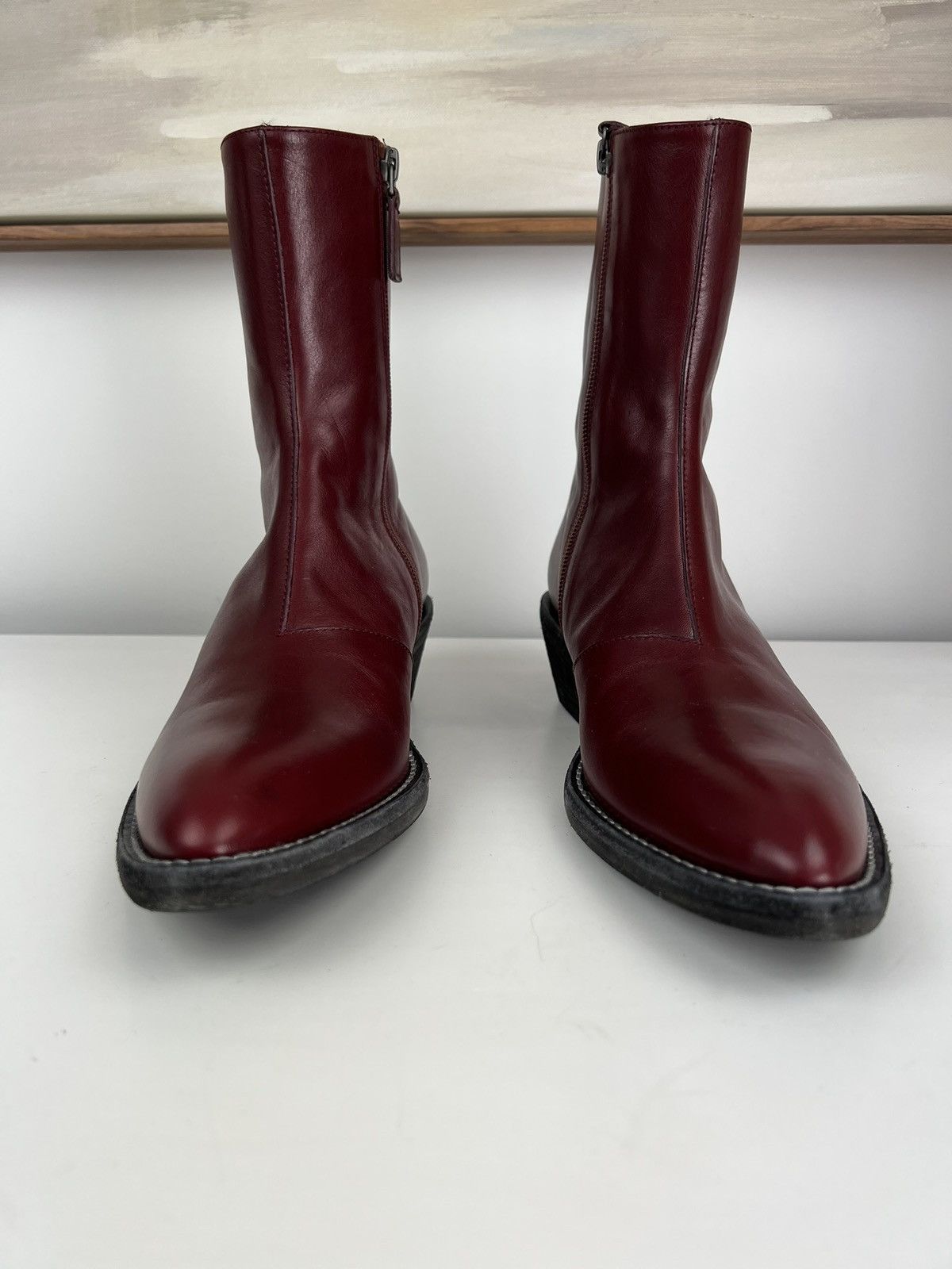 Haider Ackermann NEW Haider Ackermann RARE COLOR Ashkam Red Evening Boots 40 Size US 7 / EU 40 - 5 Thumbnail