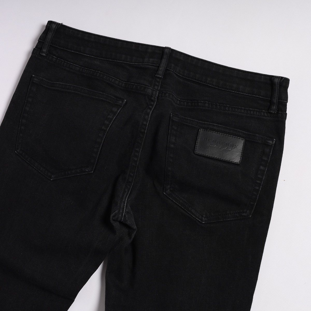 Burberry Burberry Selvedge Nova Check Denim Jeans Pants Black Size 29" - 10 Thumbnail