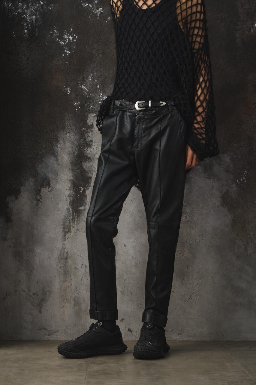 Gucci Gucci Tom Ford Era Paneled Leather Trousers Size US 30 / EU 46 - 1 Thumbnail