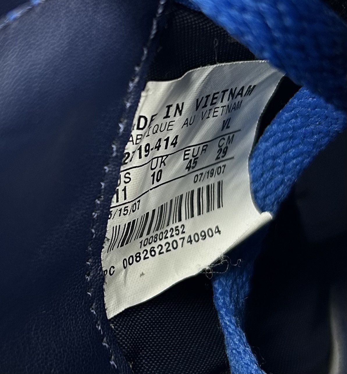 Nike × Vintage Nike Mercurial Vapor R9 TF Football Men’s Vintage Blue 2007 Size US 12 / EU 45 - 9 Thumbnail
