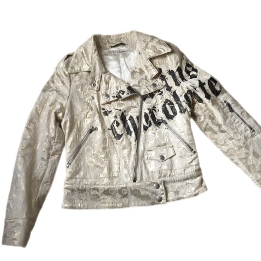 Vintage miss sixty y2k baroque punk moto biker jacket Size US S / EU 44-46 / 1 - 1 Thumbnail