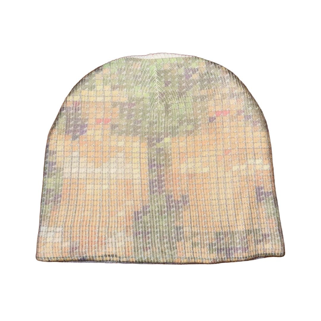 Japanese Brand Camo Pixels Beanie Y2K Vintage Style Size ONE SIZE - 1 Preview