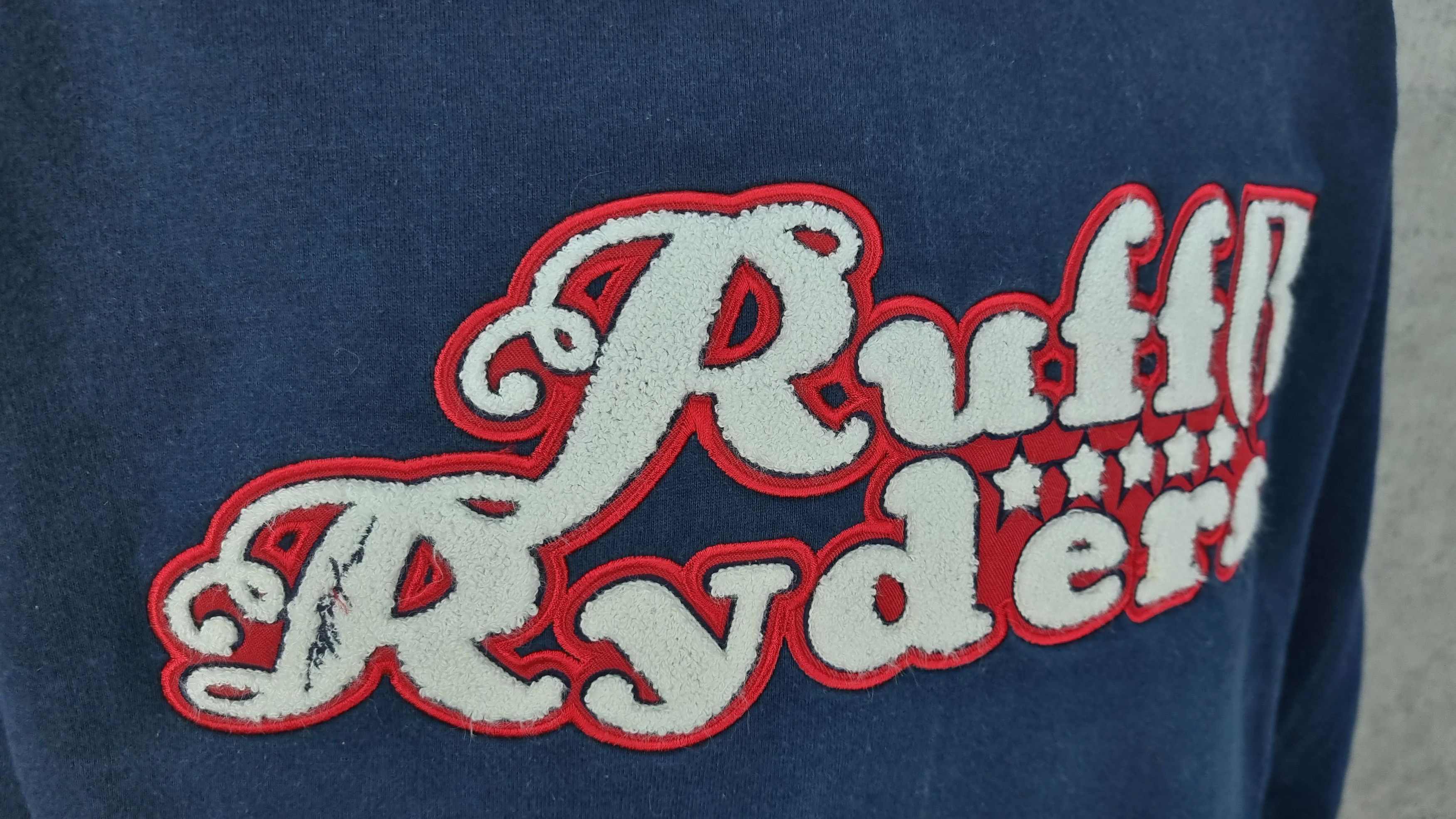 Rap Tees × Ruff Ryders × Vintage Ruff Ryders Spellout Big Logo Faded Sweatshirt Size US XL / EU 56 / 4 - 7 Thumbnail