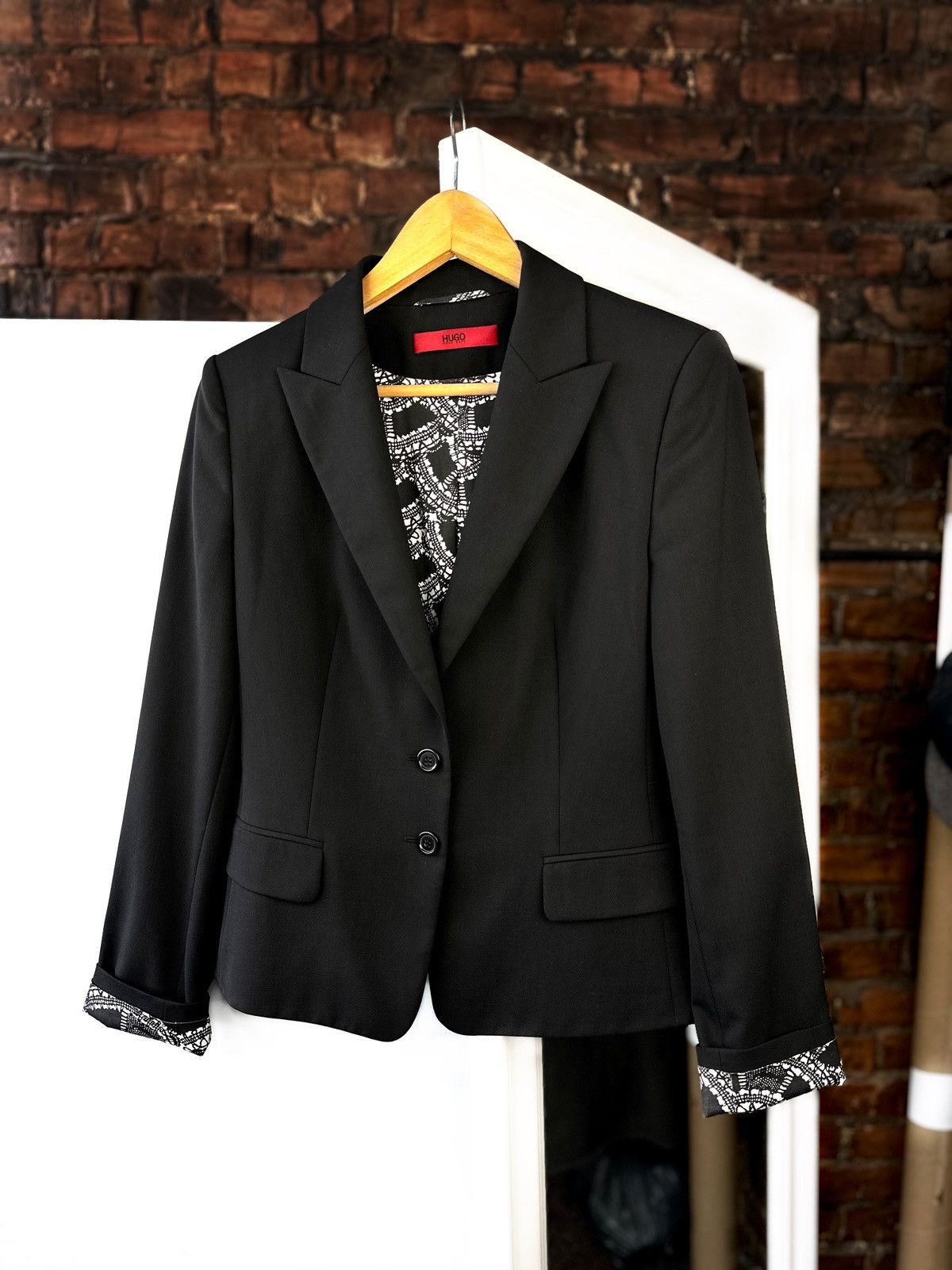 Hugo Boss Women’s Hugo Boss Anella Blazer Jacket Black Size: UK 12 Size M / US 6-8 / IT 42-44 - 1 Thumbnail
