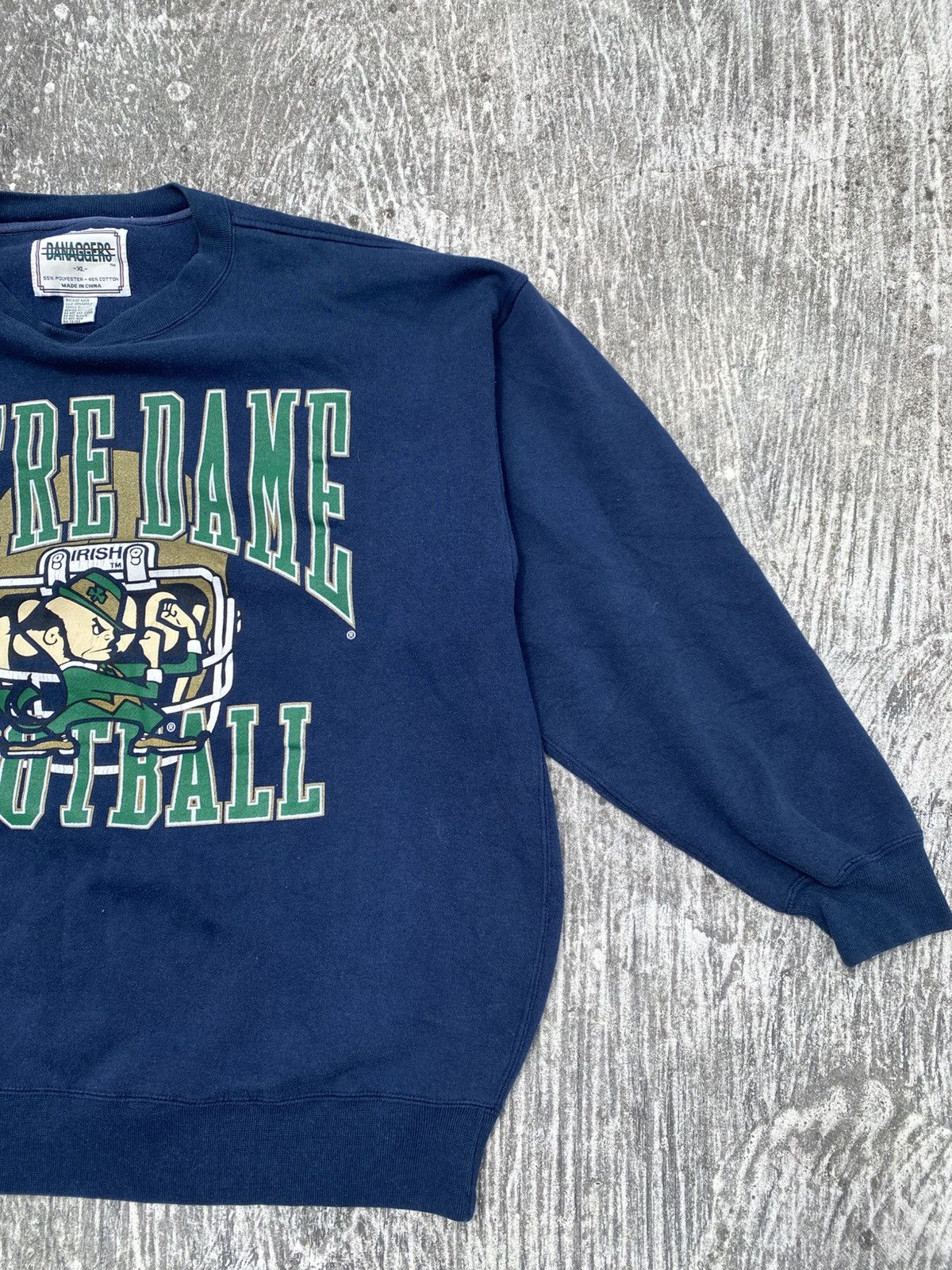 Urban Classics Vintage sweatshirt american collage Size US XL / EU 56 / 4 - 4 Thumbnail
