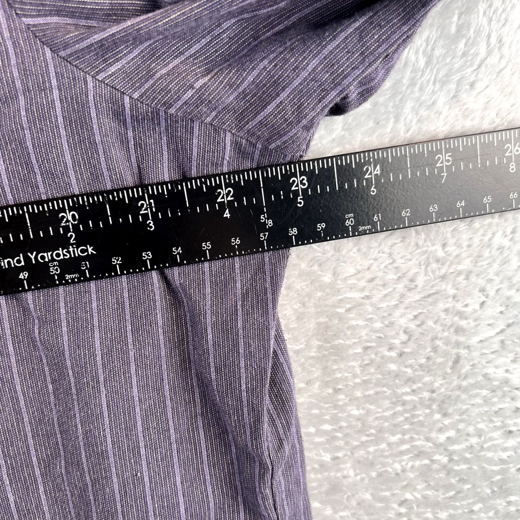 Wrangler Wrangler Western Shirt Mens L Purple Striped Long Sleeve Pearl Snaps Cowboy Button-Up Size US L / EU 52-54 / 3 - 5 Thumbnail
