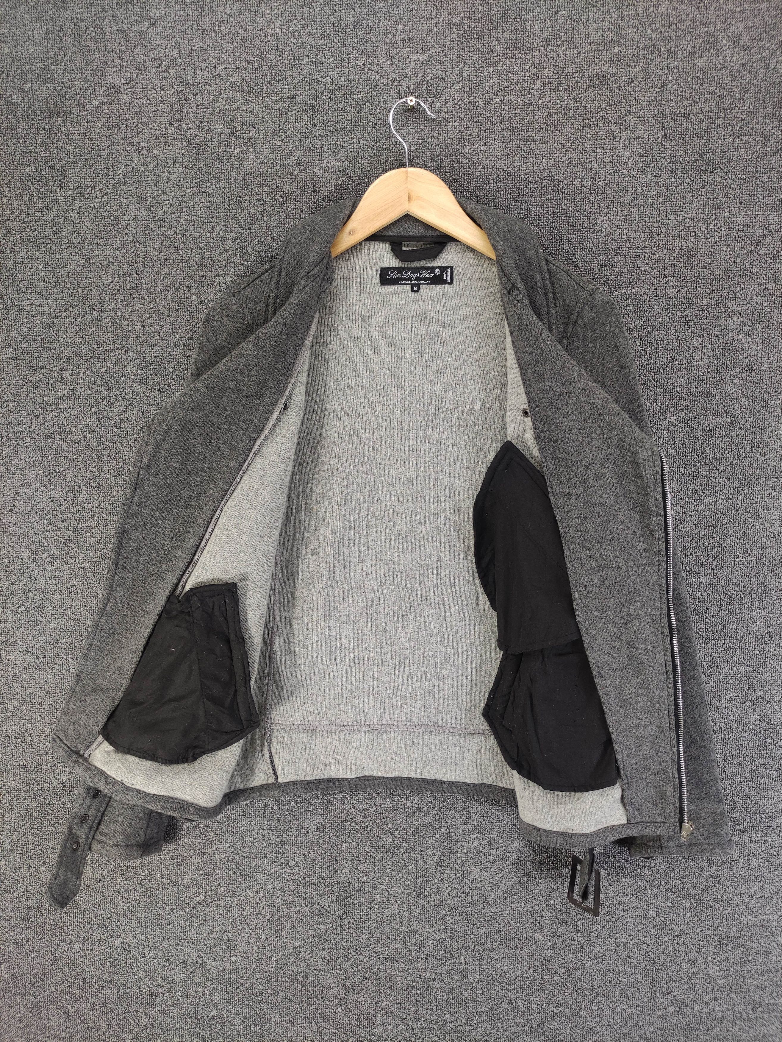 Japanese Brand Vintage Sun dogs Bikers Wool Jacket Zipper Size XS / US 0-2 / IT 36-38 - 4 Thumbnail