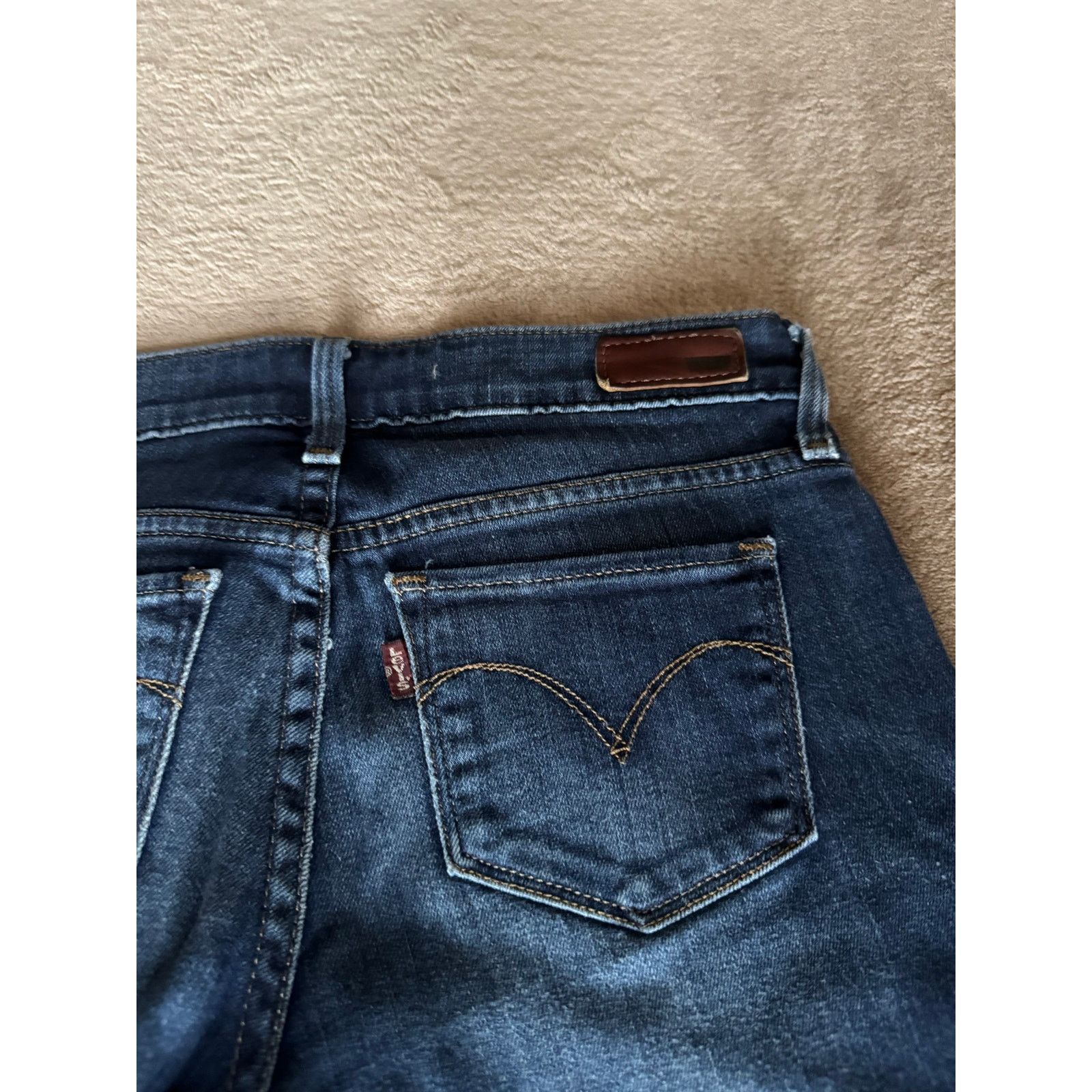 Levi's Levi’s Slight Curve Skinny Jeans Modern Rise Dark Indigo Size 24" / US 00 / IT 34 - 4 Thumbnail