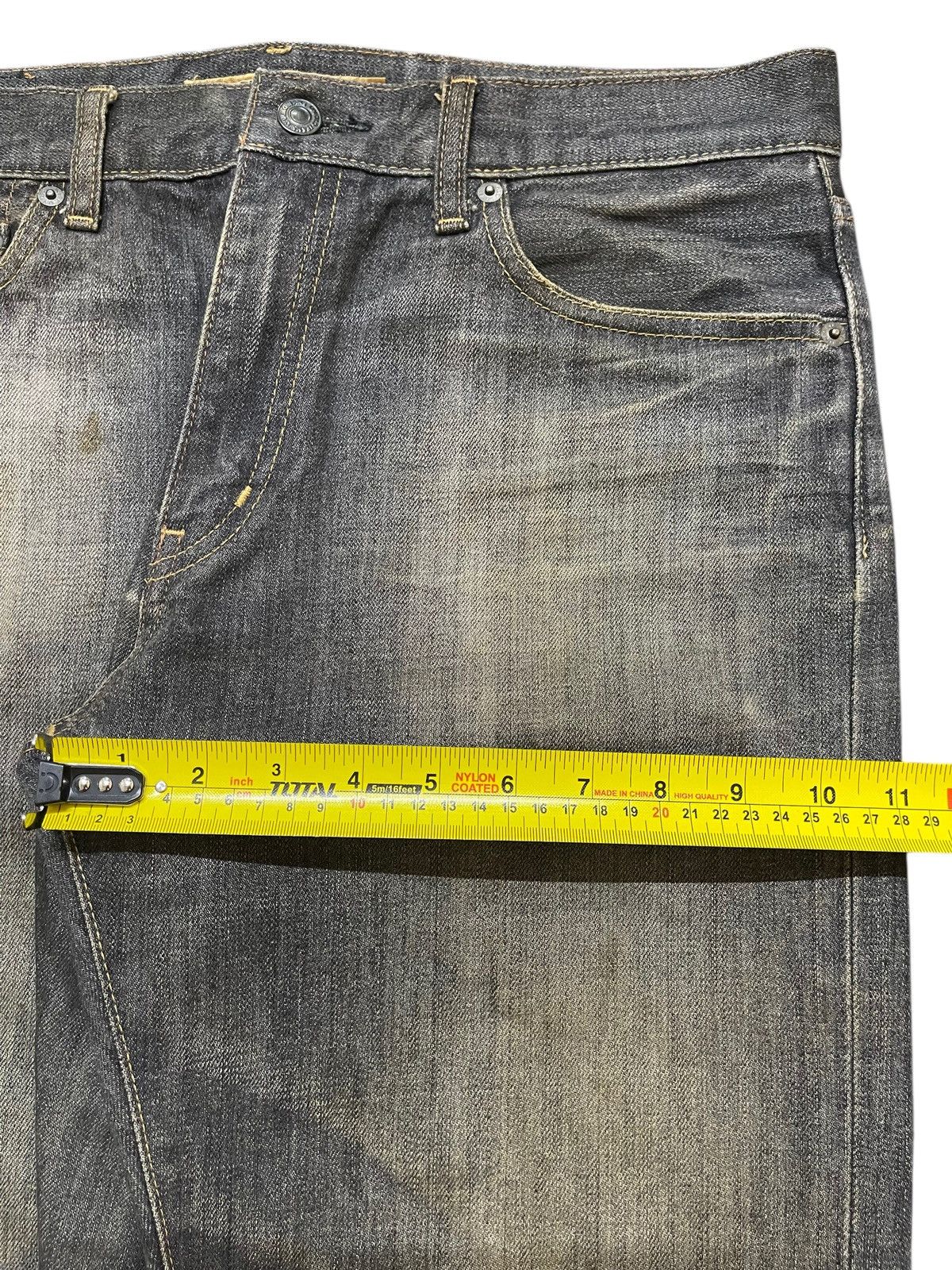 Uniqlo Vintage Japanese Uniqlo Mud Wash Faded Style Baggy Jeans Size US 32 / EU 48 - 14 Thumbnail