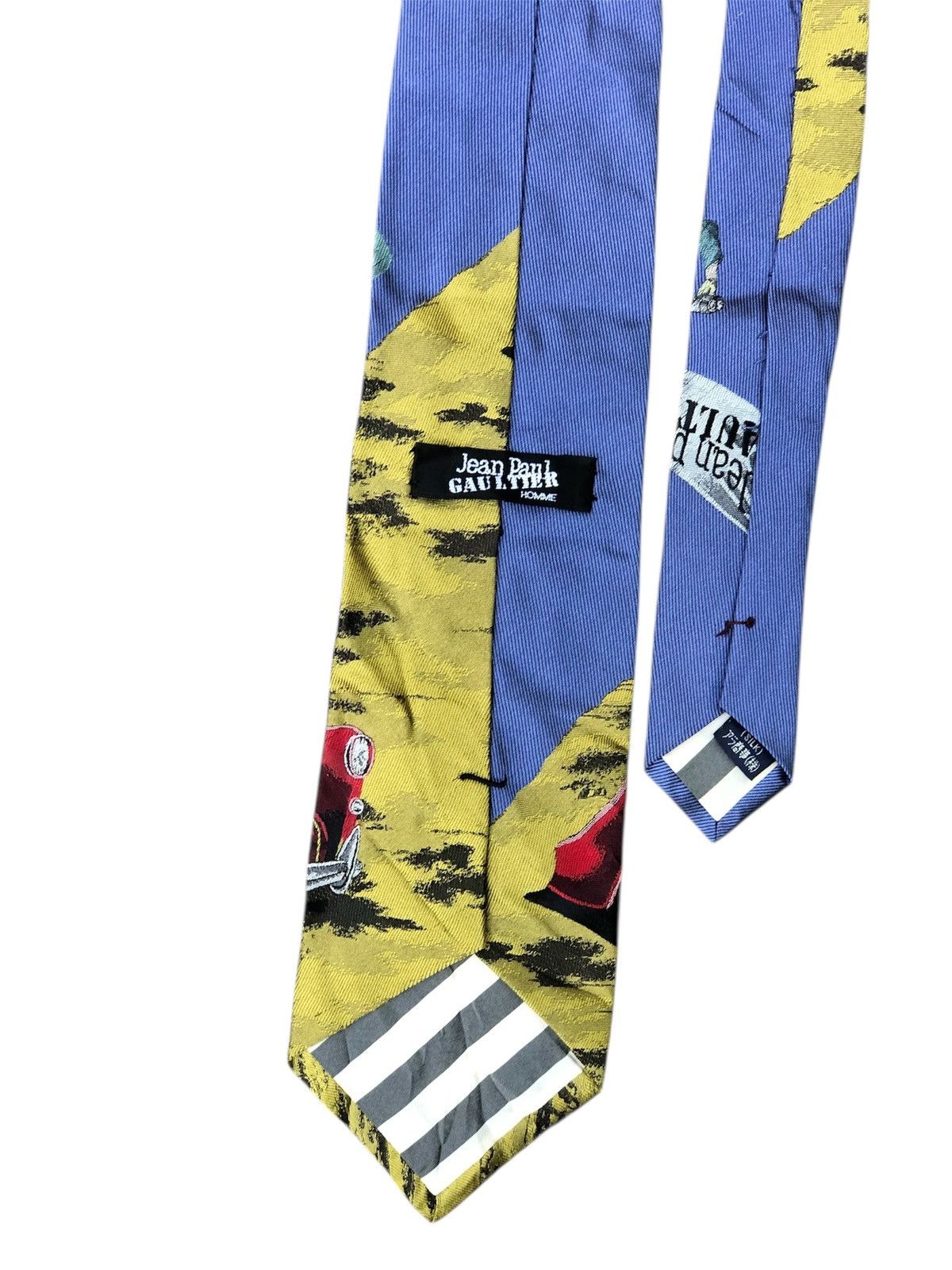 Jean Paul Gaultier Jean Paul Gaultier Iconic Silk Tie Size ONE SIZE - 12 Thumbnail