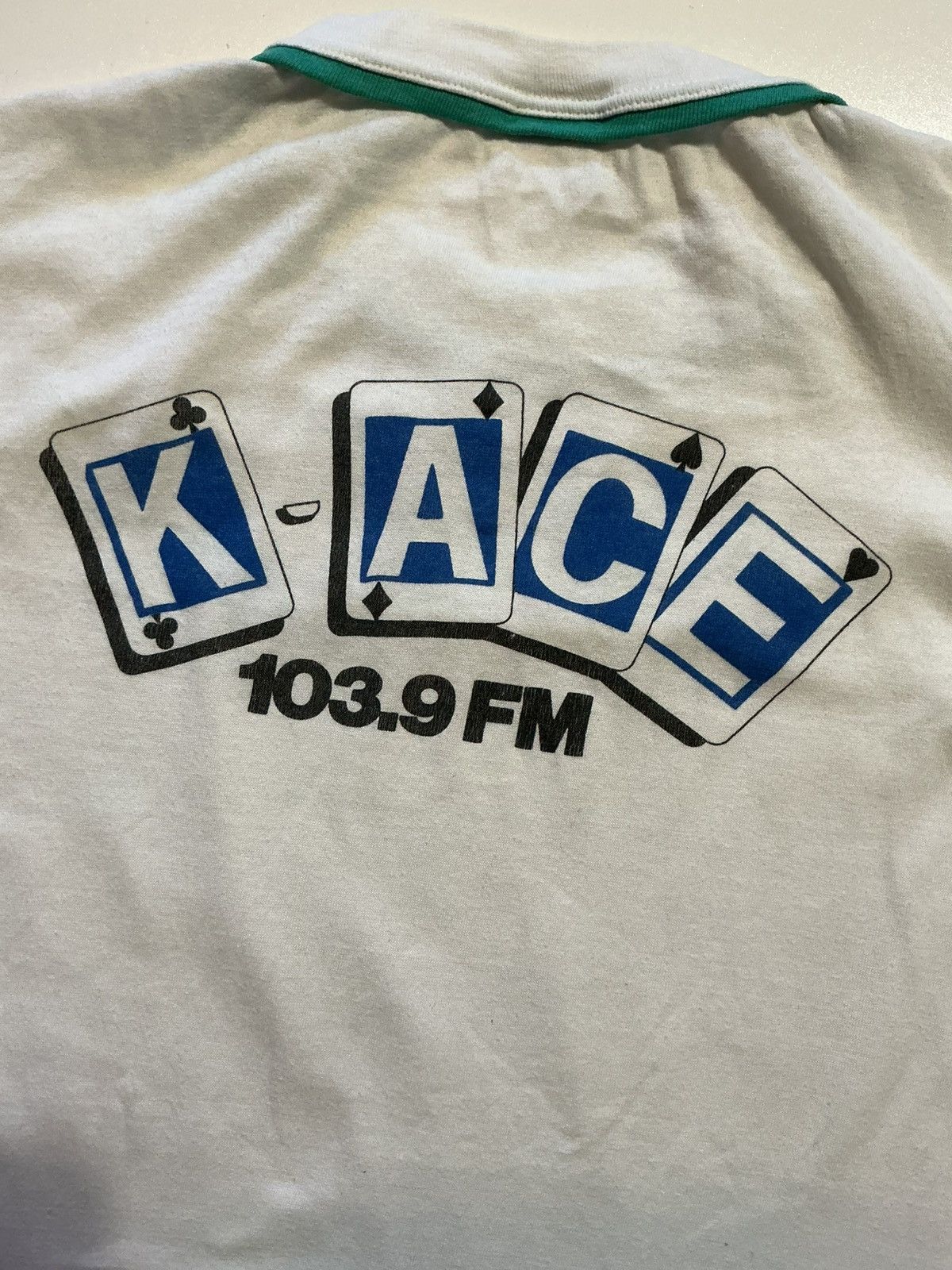 Vintage Vintage 80s 1983 Salem Spirit K-Ace 103.9 Ringer T-Shirt Size US M / EU 48-50 / 2 - 9 Thumbnail