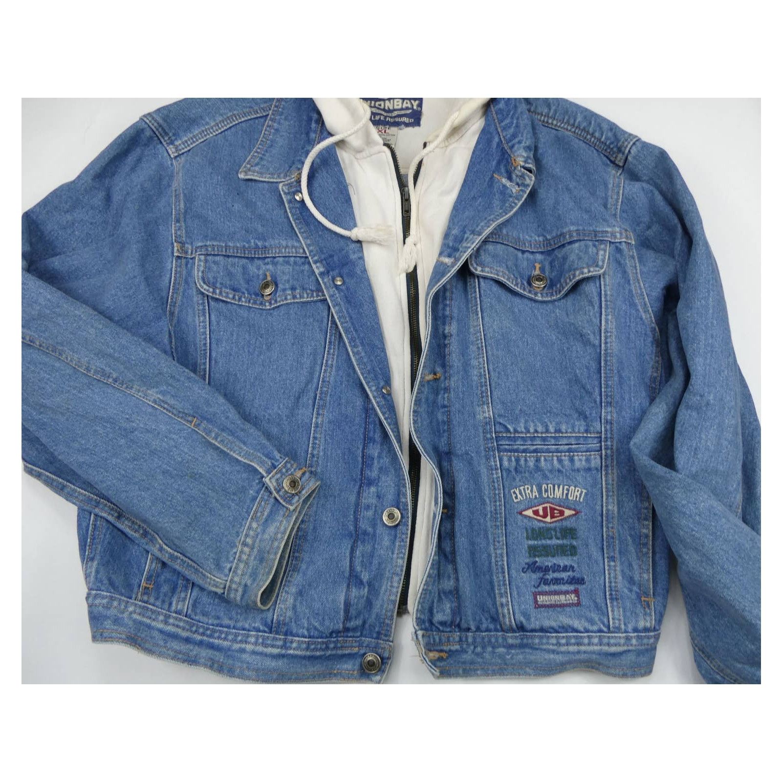 UNIONBAY vintage 90s Unionbay denim jacket, XL but fits like a large Size US XL / EU 56 / 4 - 4 Thumbnail