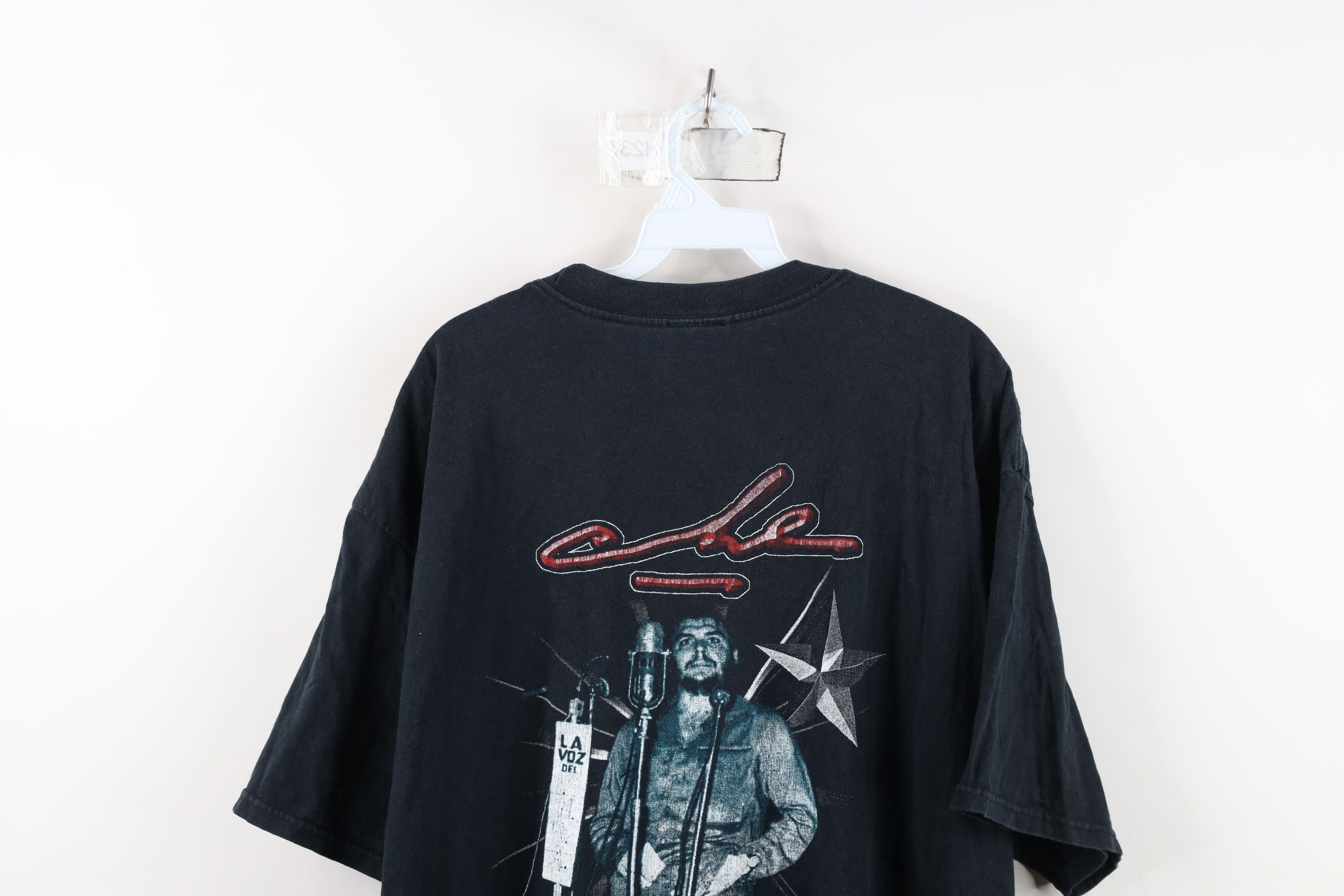 Vintage Vintage Y2K Spell Out Che Guevara Short Sleeve T-Shirt Black Size US XXL / EU 58 / 5 - 14 Thumbnail