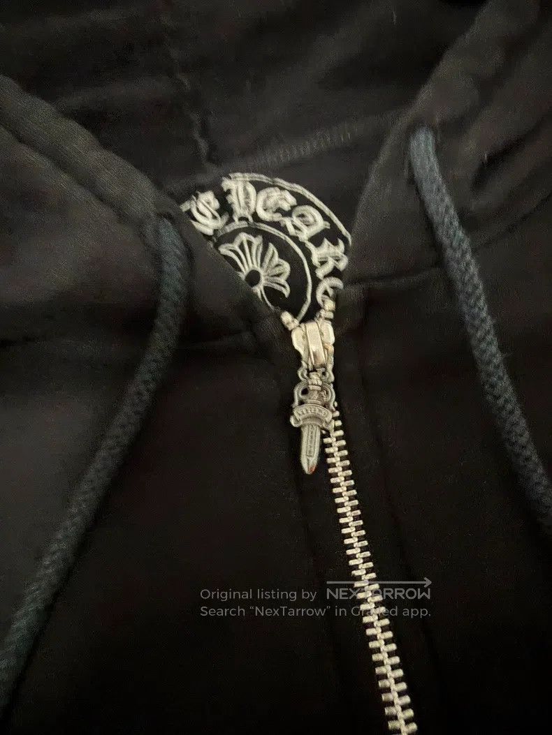 Chrome Hearts CHROME HEARTS Size XXL Black zipper hoodie Size US XXL / EU 58 / 5 - 4 Thumbnail
