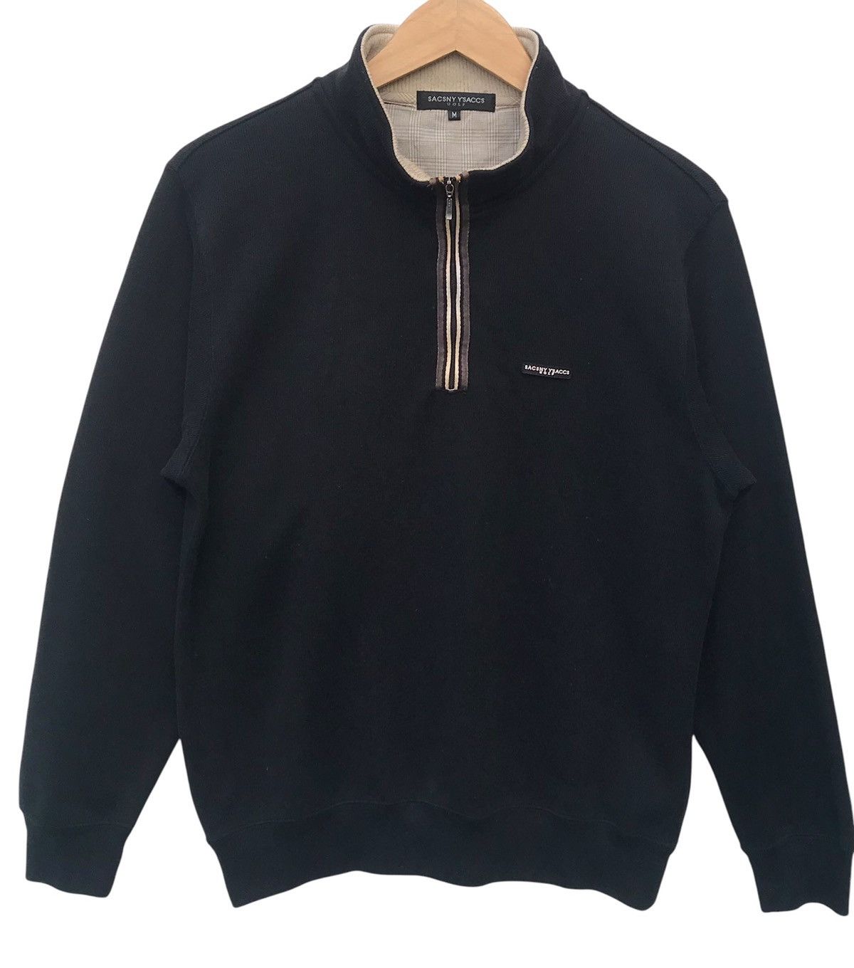 Yohji Yamamoto Yohji Yamamoto Sacsny Y’saccs Half Zipper Pullover Size S/M Size US M / EU 48-50 / 2 - 4 Thumbnail