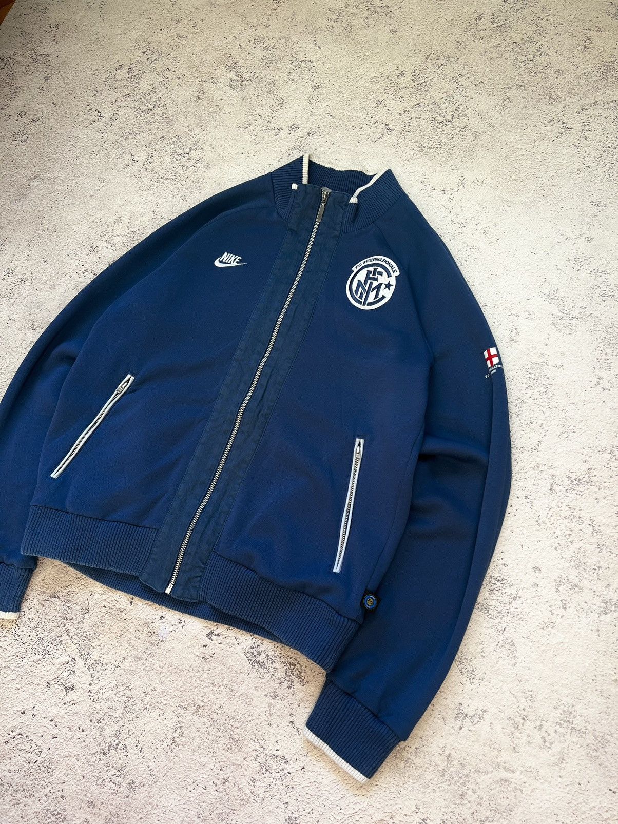 Nike × Vintage Vintage Nike Inter Milan Track Top Jacket Size US M / EU 48-50 / 2 - 1 Thumbnail