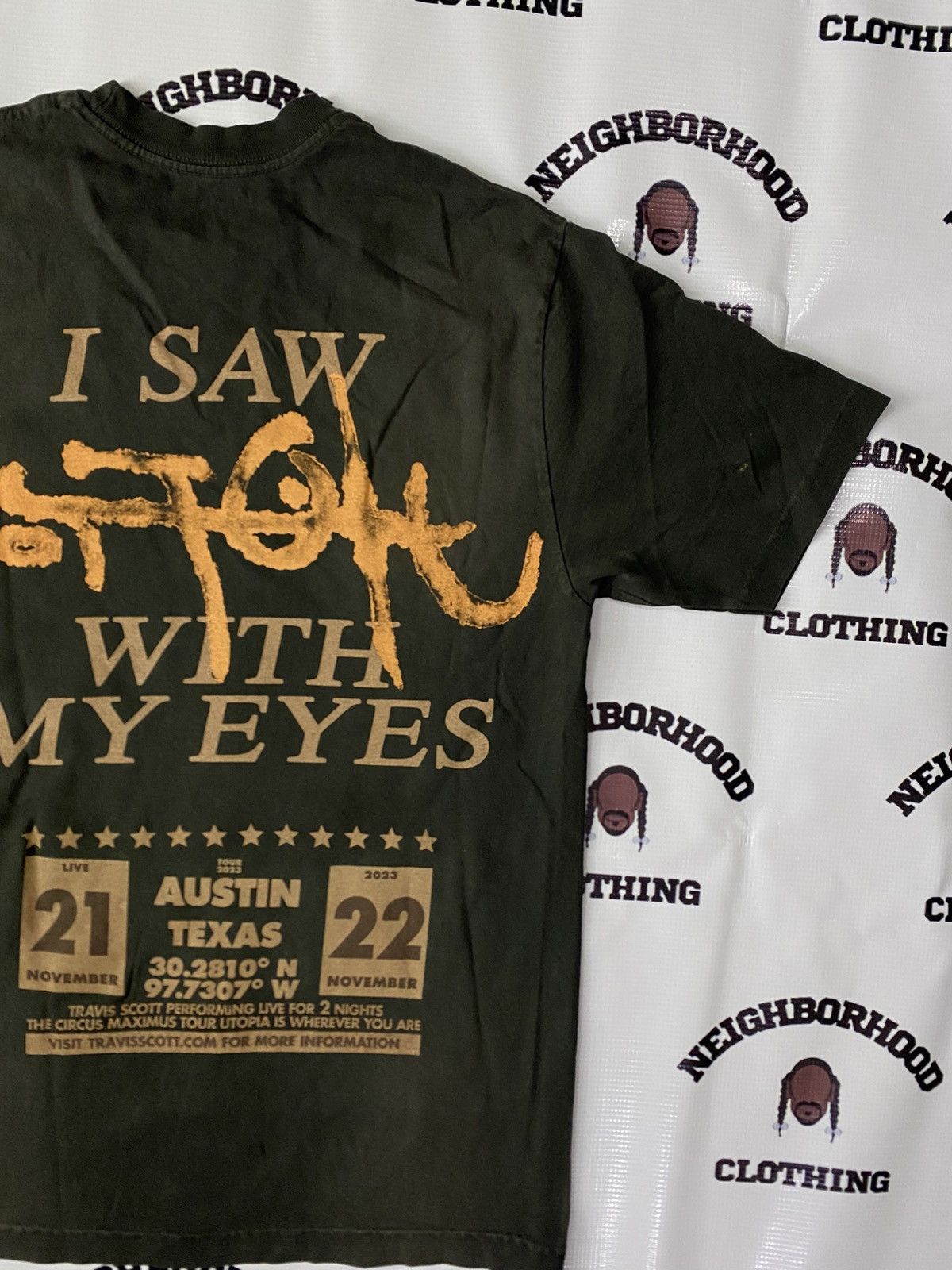 Travis Scott TRAVIS SCOTT UTOPIA TOUR TEE. Size US S / EU 44-46 / 1 - 1 Thumbnail
