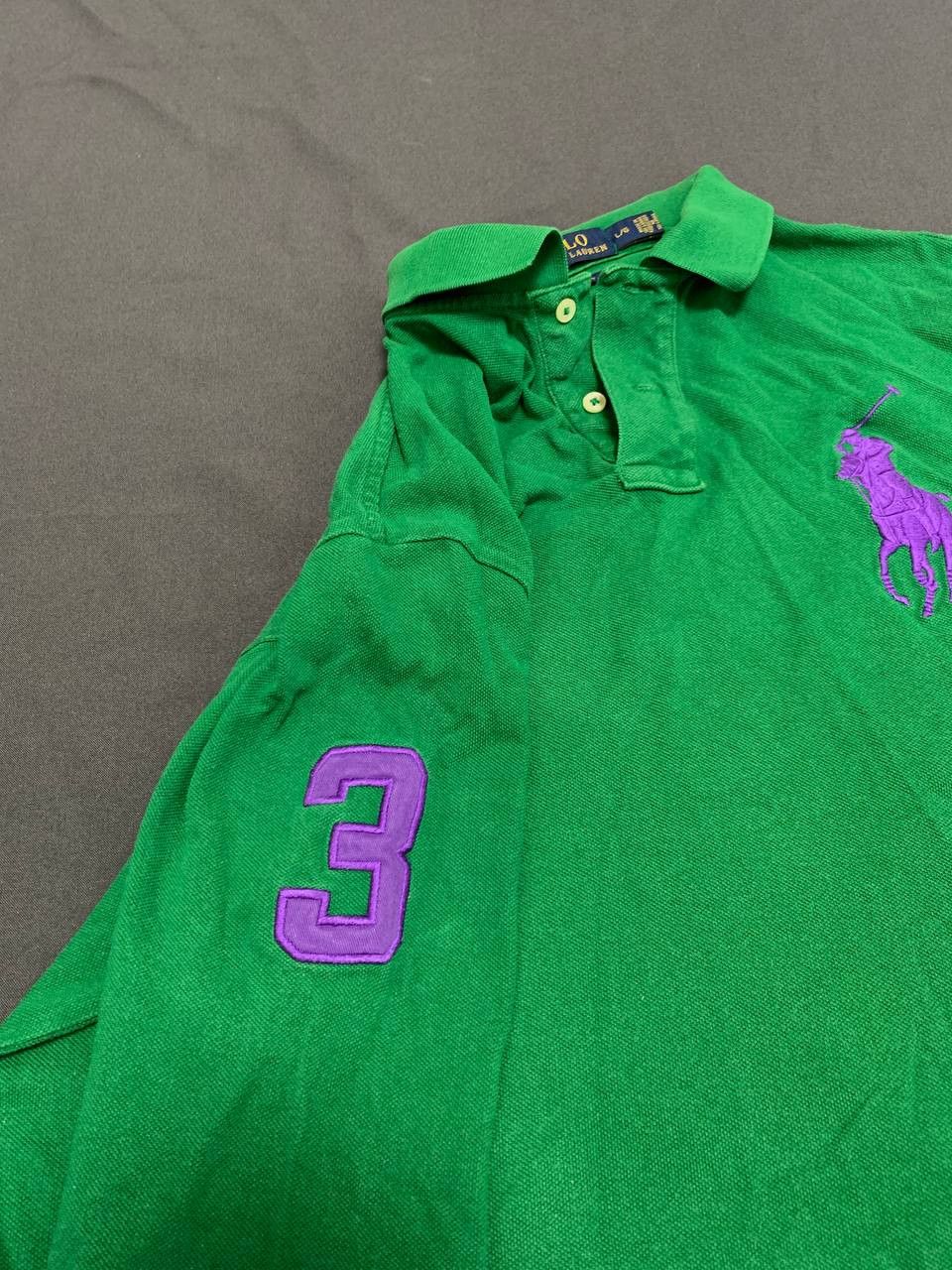 Polo Ralph Lauren Polo Ralph Lauren longsleeve rugby big pony green Size US L / EU 52-54 / 3 - 3 Thumbnail