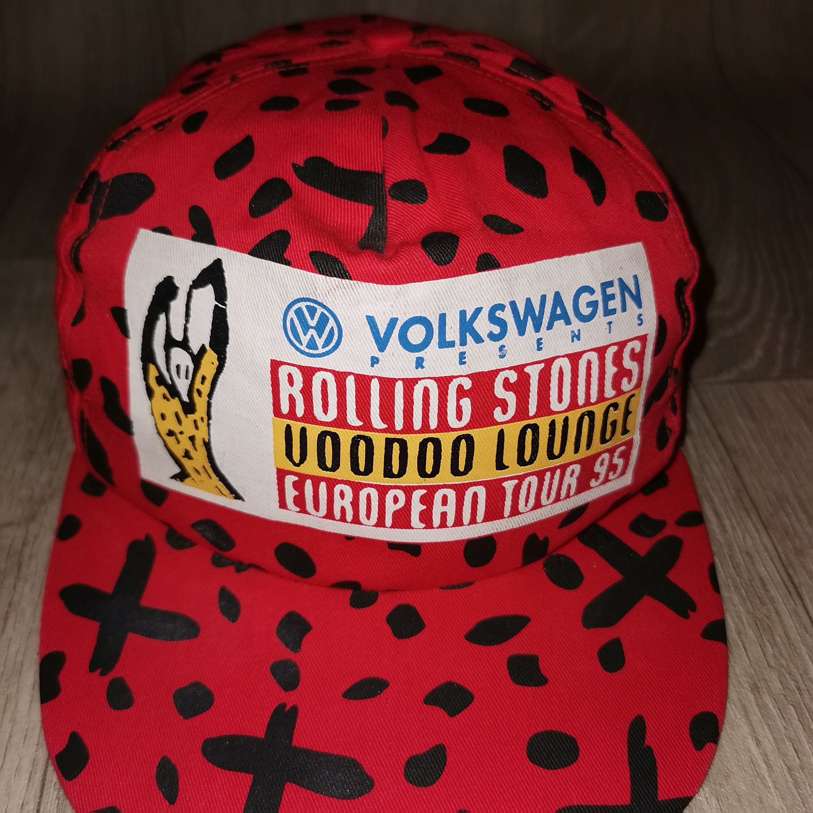 The Rolling Stones Vintage Rolling Stones 1995 Tour Cap voodoo lounge Size ONE SIZE - 5 Thumbnail