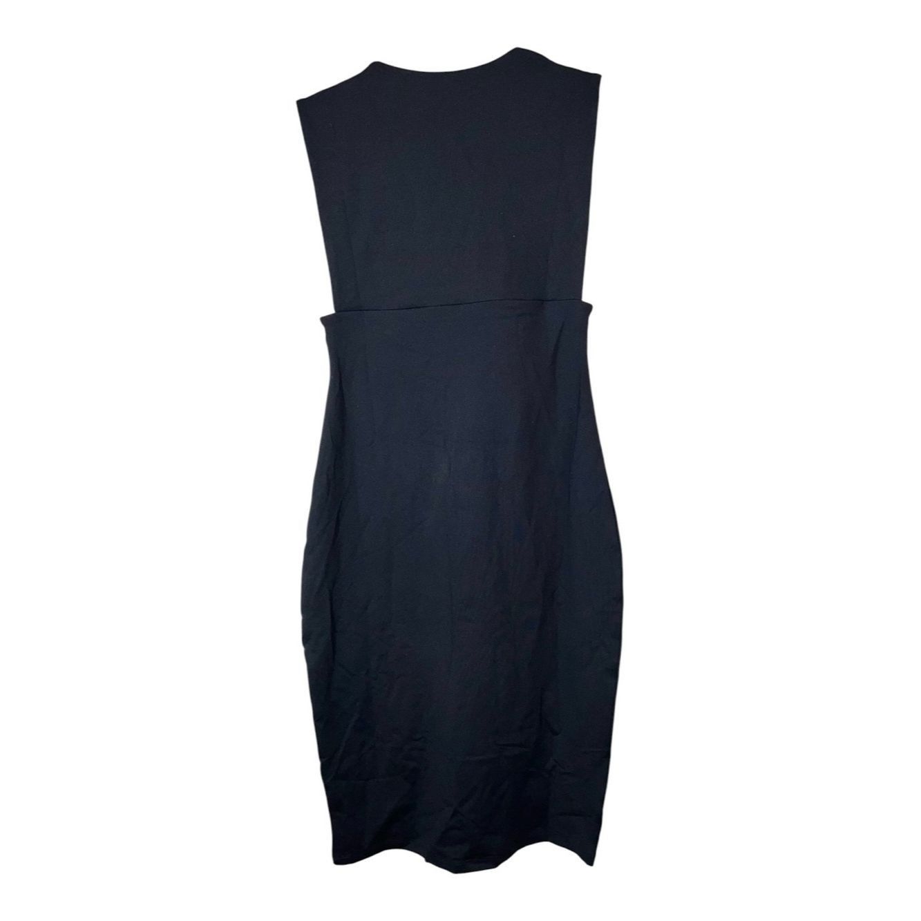Susana Monaco Susana Monaco Low Wide Front Strap Tank Dress NWT Black Med Size M / US 6-8 / IT 42-44 - 4 Thumbnail