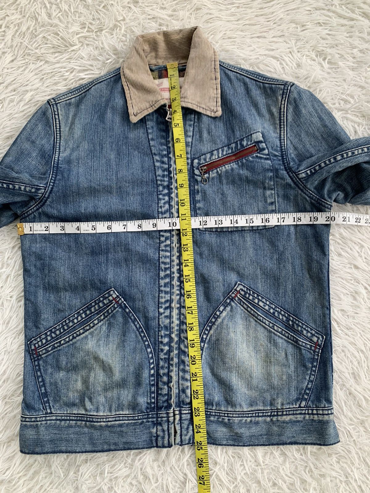 Japanese Brand Vintage Flash Report Denim Jacket Blanket Inner Size US M / EU 48-50 / 2 - 18 Thumbnail