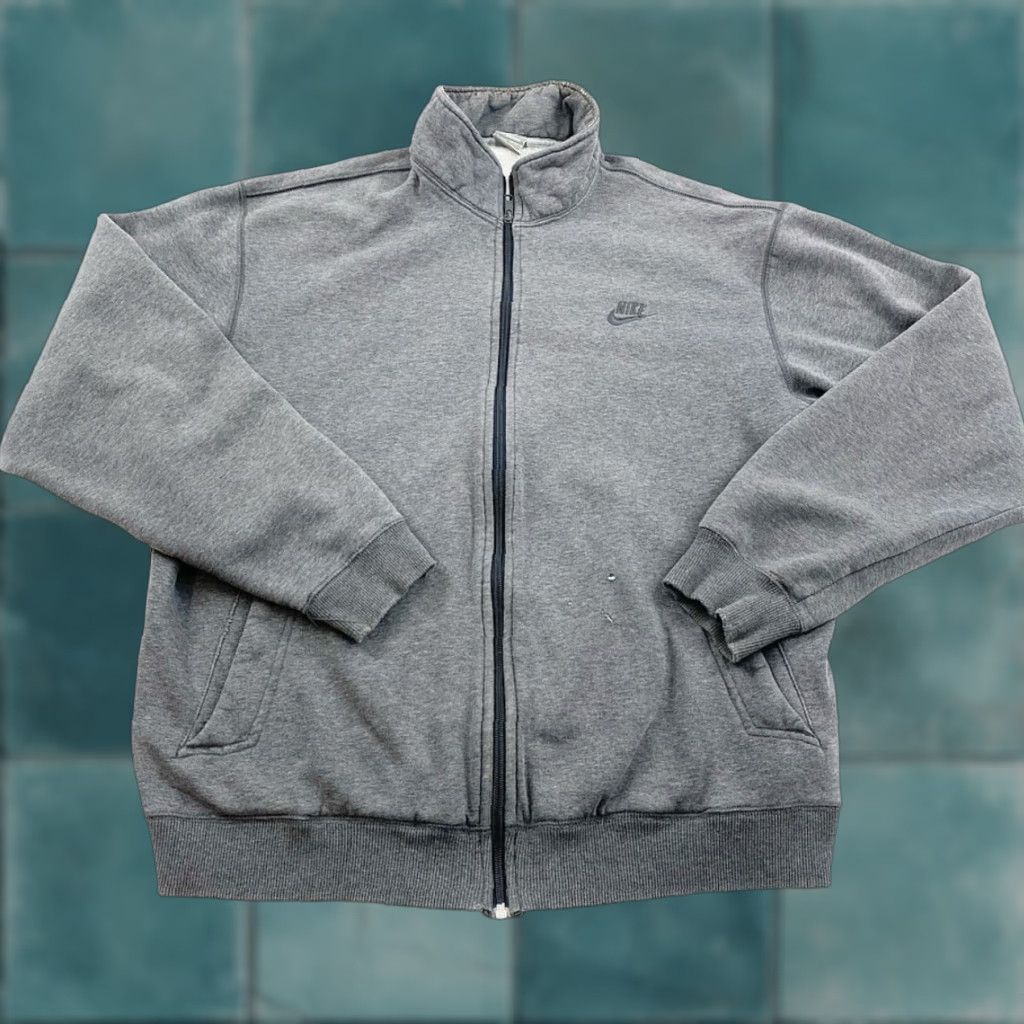 Nike Nike Full Zip Sweatshirt Mens XL Grey Size US XL / EU 56 / 4 - 1 Thumbnail