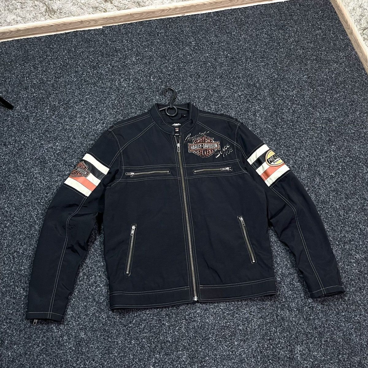 Harley Davidson Harley Davidson Nylon Riding Jacket Biker Size US M / EU 48-50 / 2 - 1 Thumbnail