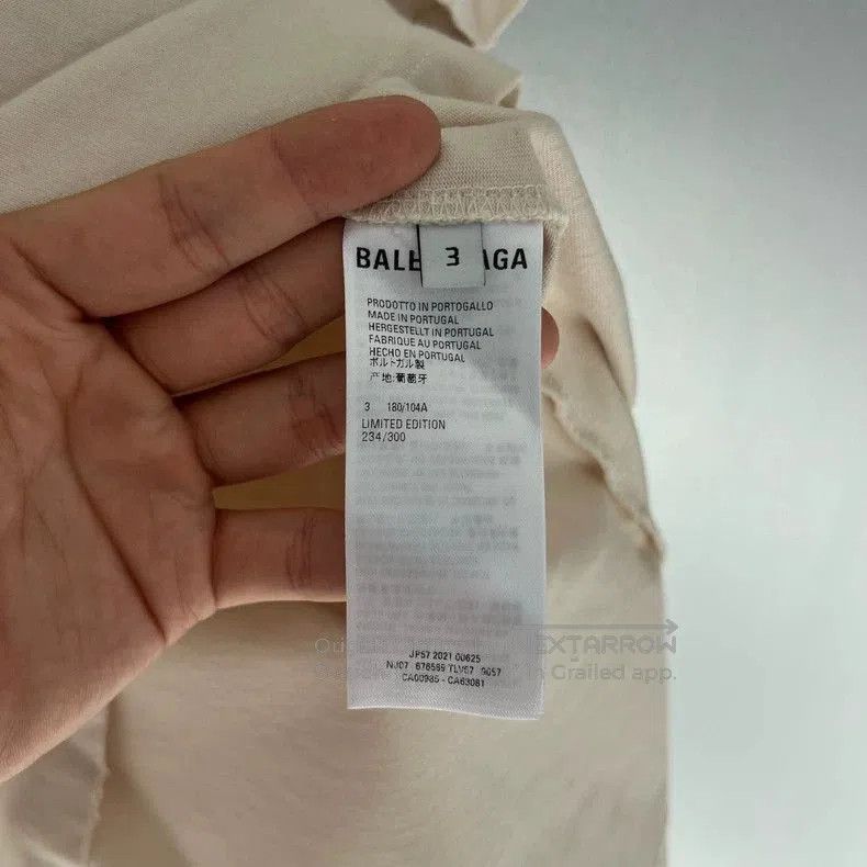 Balenciaga Balenciaga x RuPaul Limited Beige Tee. Size US L / EU 52-54 / 3 - 4 Thumbnail