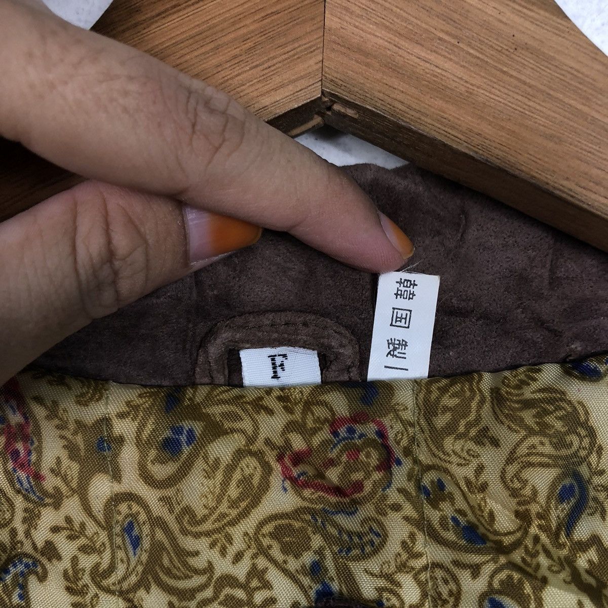 Japanese Brand 📌Vtg Bomber Leather Jacket Blanket Atelier Sab Issey Miyake Size US M / EU 48-50 / 2 - 19 Thumbnail