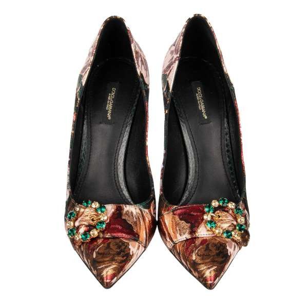 Dolce & Gabbana o1y0925 Stiletto Heel Pumps in Multicolor Size US 6 / IT 36 - 5 Thumbnail