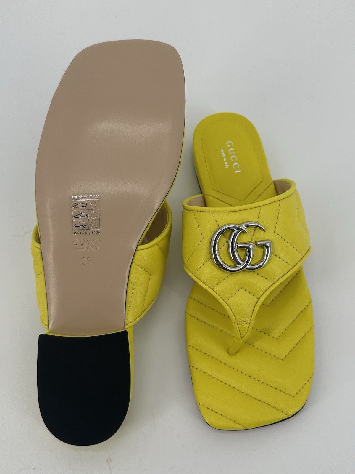 Gucci New Gucci Marmont Sandals Size-IT-39 / US-9 Size US 9 / IT 39 - 8 Thumbnail