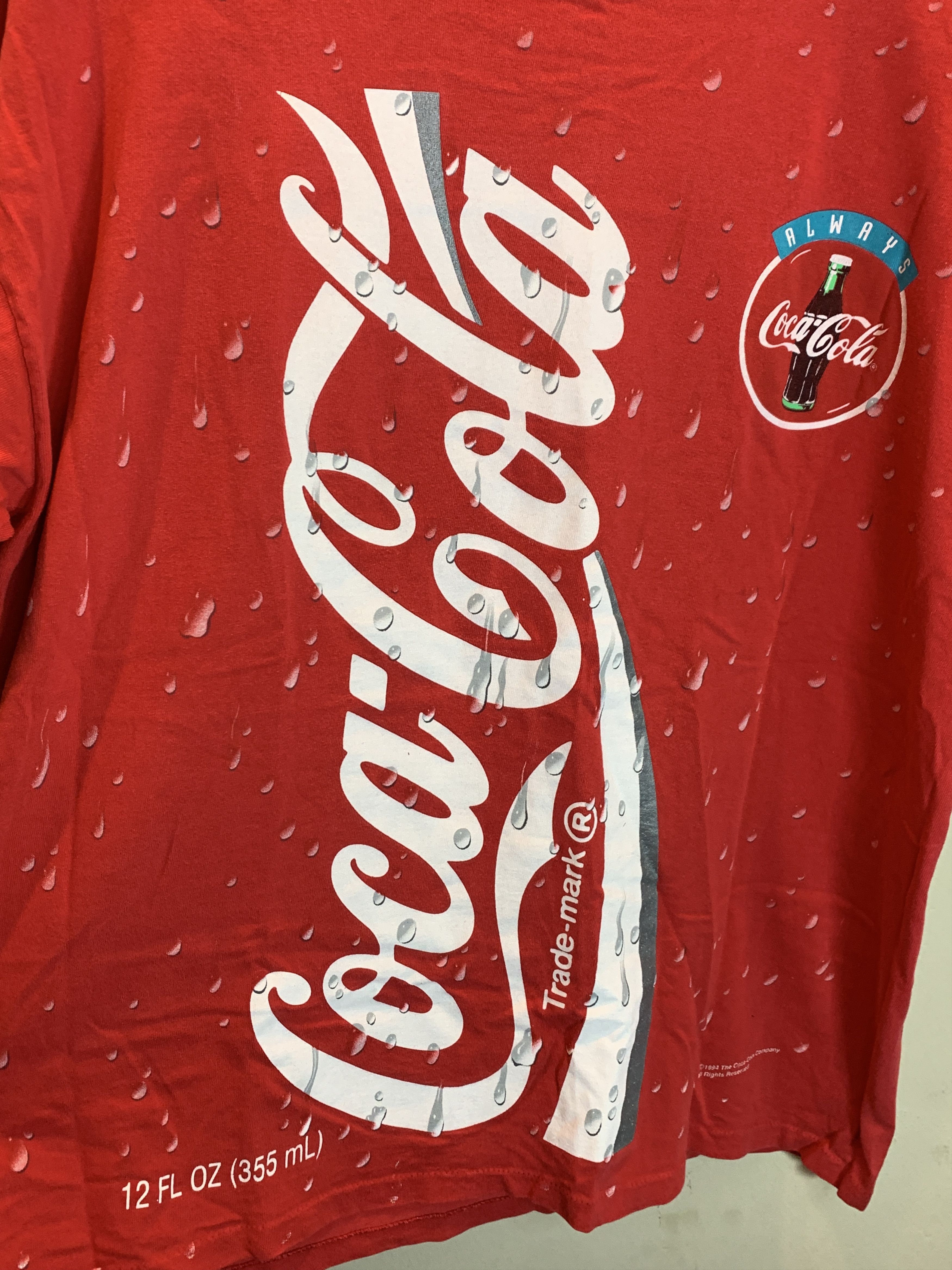 Coca Cola *RARE* Vintage 1994 Coca-Cola Coke Soda AOP T-Shirt Size US XL / EU 56 / 4 - 3 Thumbnail