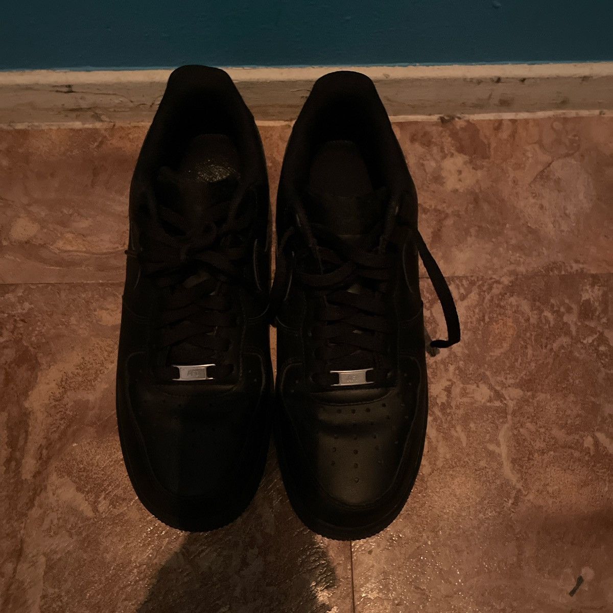 Nike Nike Black AirForces Size US 11 / EU 44 - 3 Thumbnail