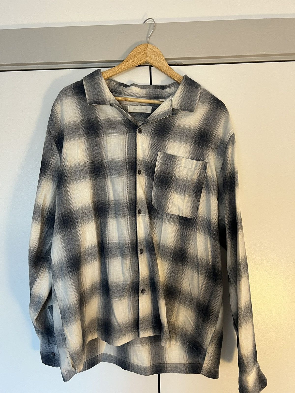 Standard Cloth Standard Cloth Flannel Camp Collar Shirt