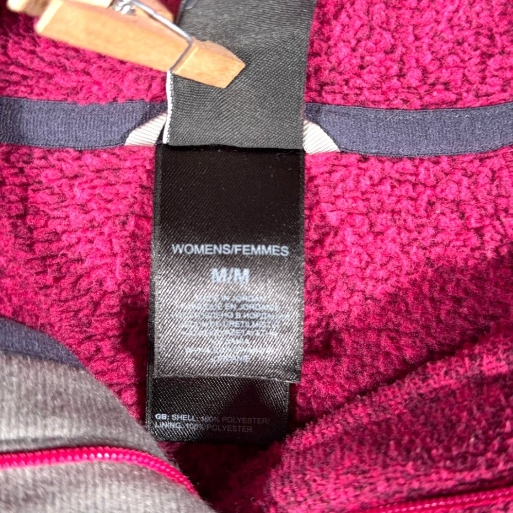 The North Face The North Face SweatER Womens M Pink Heather Mock Neck Hooded Raglan Sleeve Logo Fleece Pullover Size M / US 6-8 / IT 42-44 - 7 Thumbnail