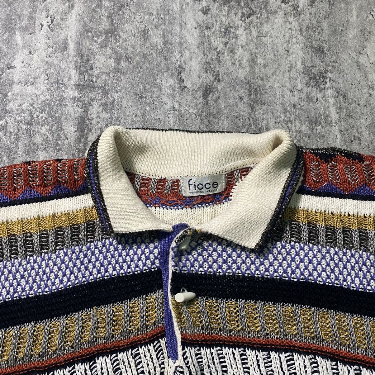 Other Vintage Ficce Yoshiyuki Konishi Cnitwear Shirt Size US L / EU 52-54 / 3 - 5 Thumbnail