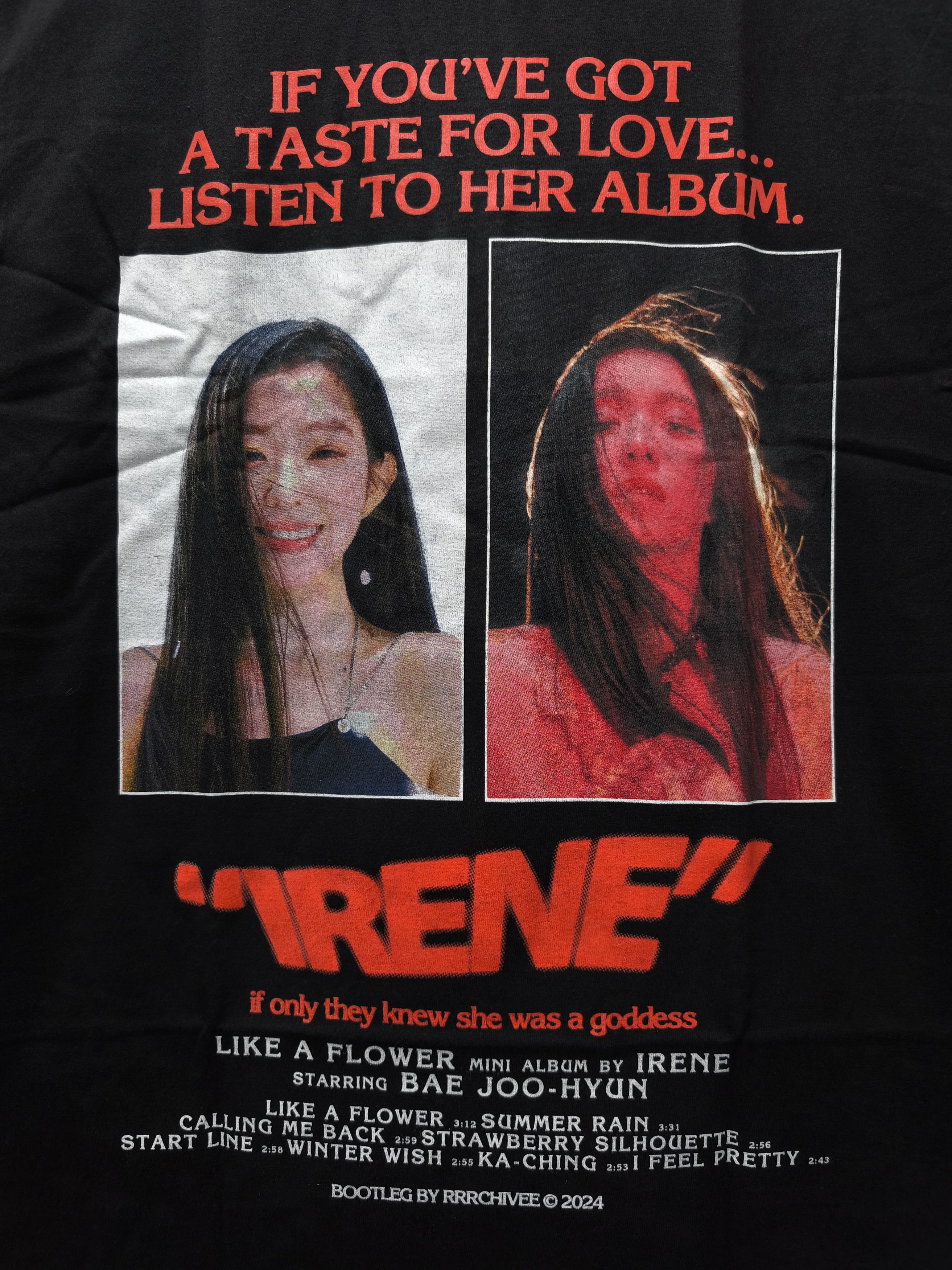 Rap Tees Red Velvet Irene Kpop Idol T-shirt Size US XL / EU 56 / 4 - 2 Thumbnail