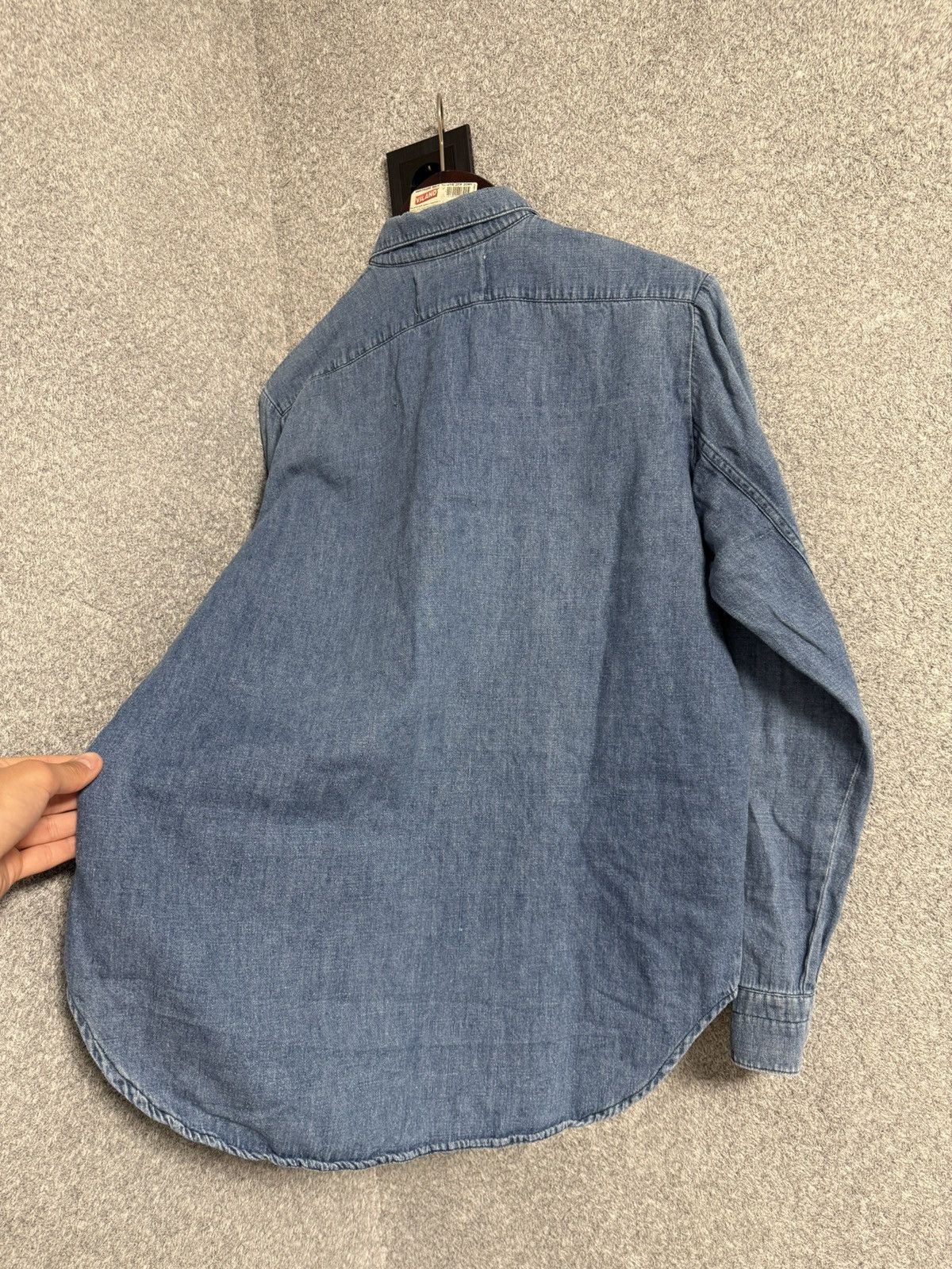 Our Legacy Our Legacy Vintage Half-Zip Denim Shirt by Y2K Luxury Size US M / EU 48-50 / 2 - 10 Thumbnail