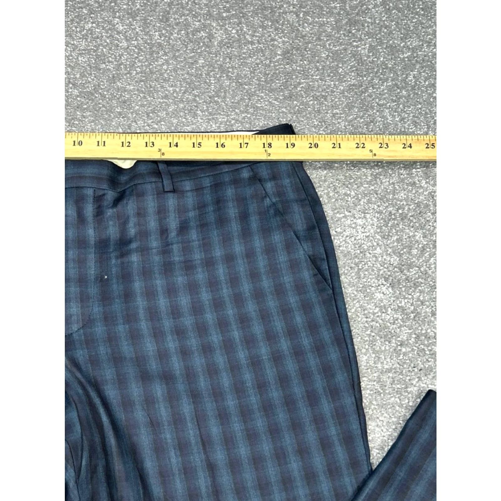 Paul Smith Paul Smith Mens Dress Pants 44 Multicolor Wool Plaid Mid Rise Straight Leg Formal Dress Pants Mens Size US 44 / EU 60 - 6 Thumbnail