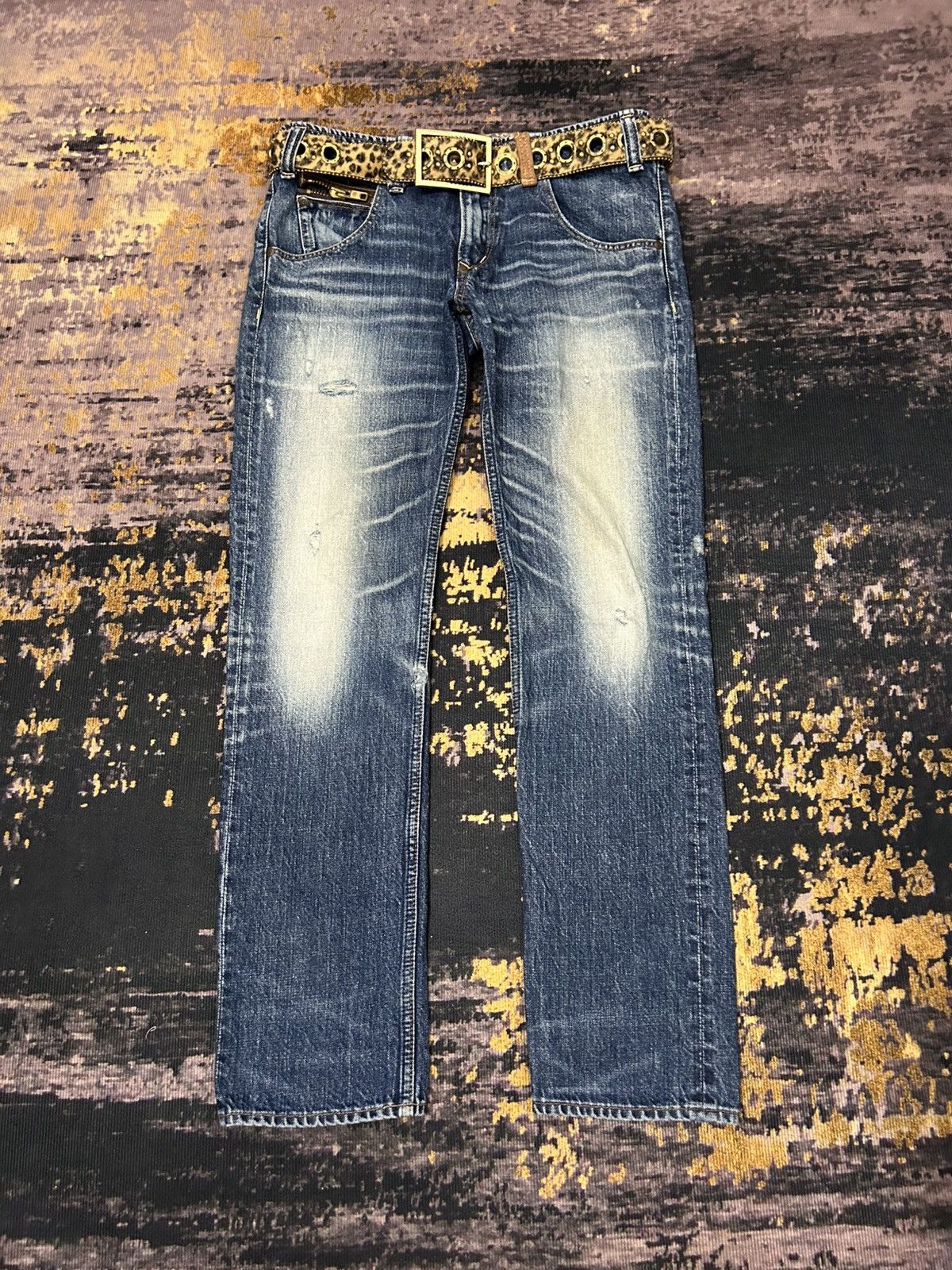 Tornado Mart RNA Inc Japan Distressed Snake Pocket Back Size US 31 - 4 Thumbnail