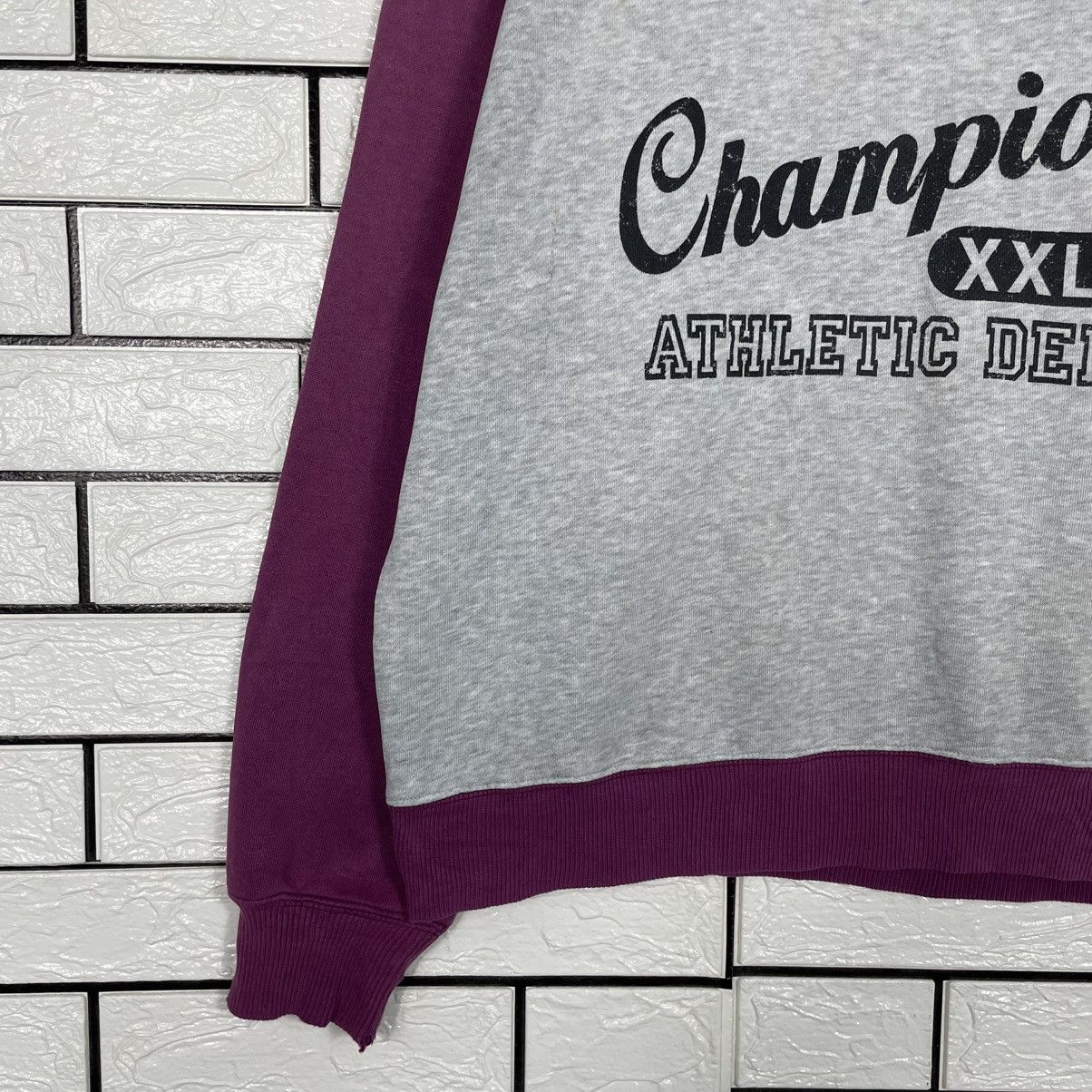 Champion Vintage Champion Two Tone Crewneck Sweatshirt Size M / US 6-8 / IT 42-44 - 3 Thumbnail