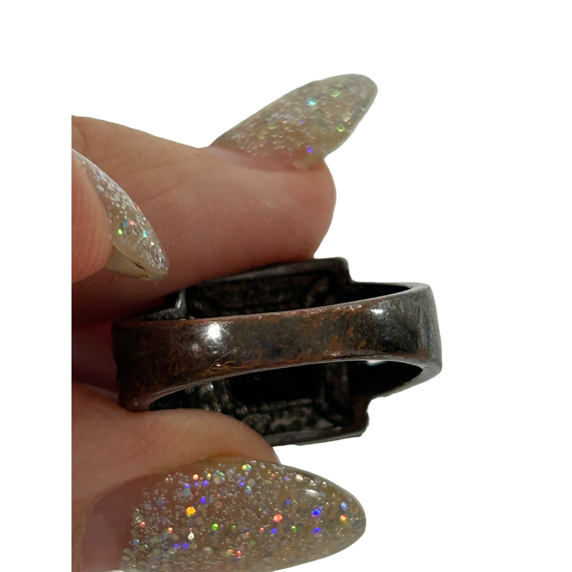 Other Fashion Jewelry Women’s Ring 6 Faux Square Black Princess Cu Size ONE SIZE - 11 Thumbnail