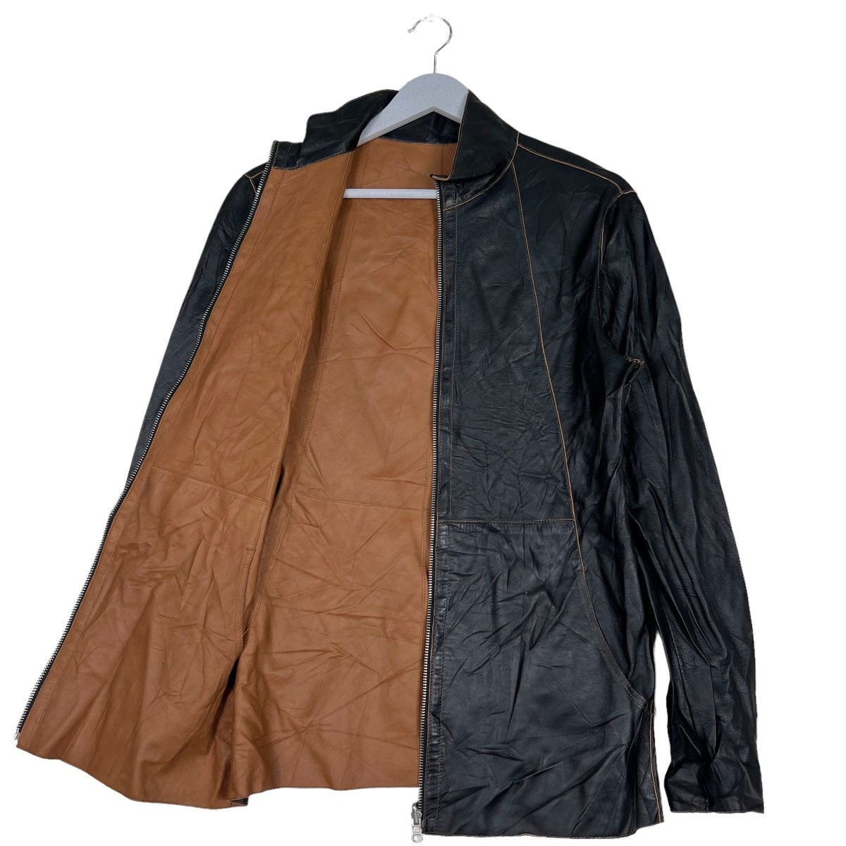 Japanese Brand 🔥 REVERSIBLE LEATHER JACKET Size US M / EU 48-50 / 2 - 9 Thumbnail