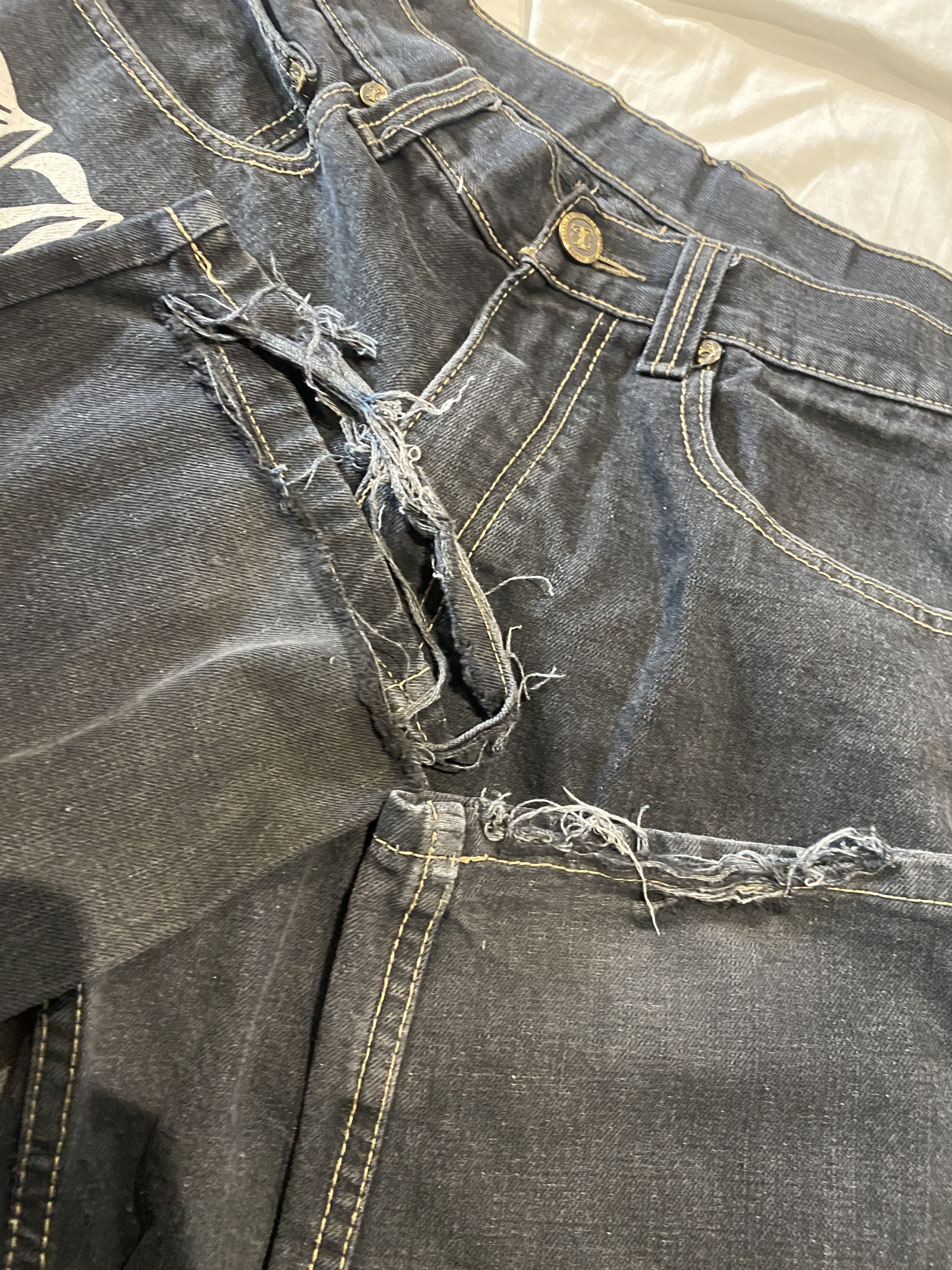 Affliction Vintage Townz Brand denim jeans pants afflcition y2k Size US 30 / EU 46 - 10 Thumbnail