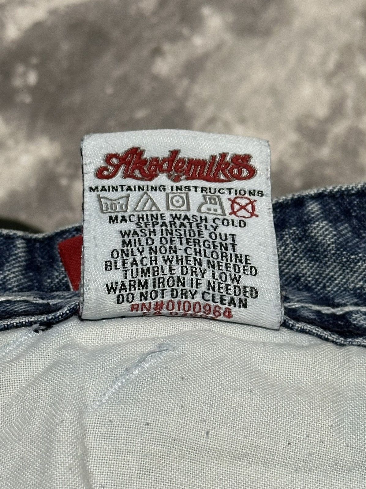 Akademiks Akademiks Embroidered Script Logo Jeans Size US 34 / EU 50 - 10 Thumbnail