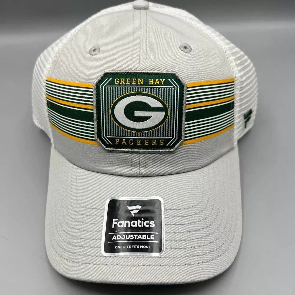 Other Green Bay Packers Trucker Hat Men Fanatics NFL Snap Back Cap Size ONE SIZE - 1 Thumbnail